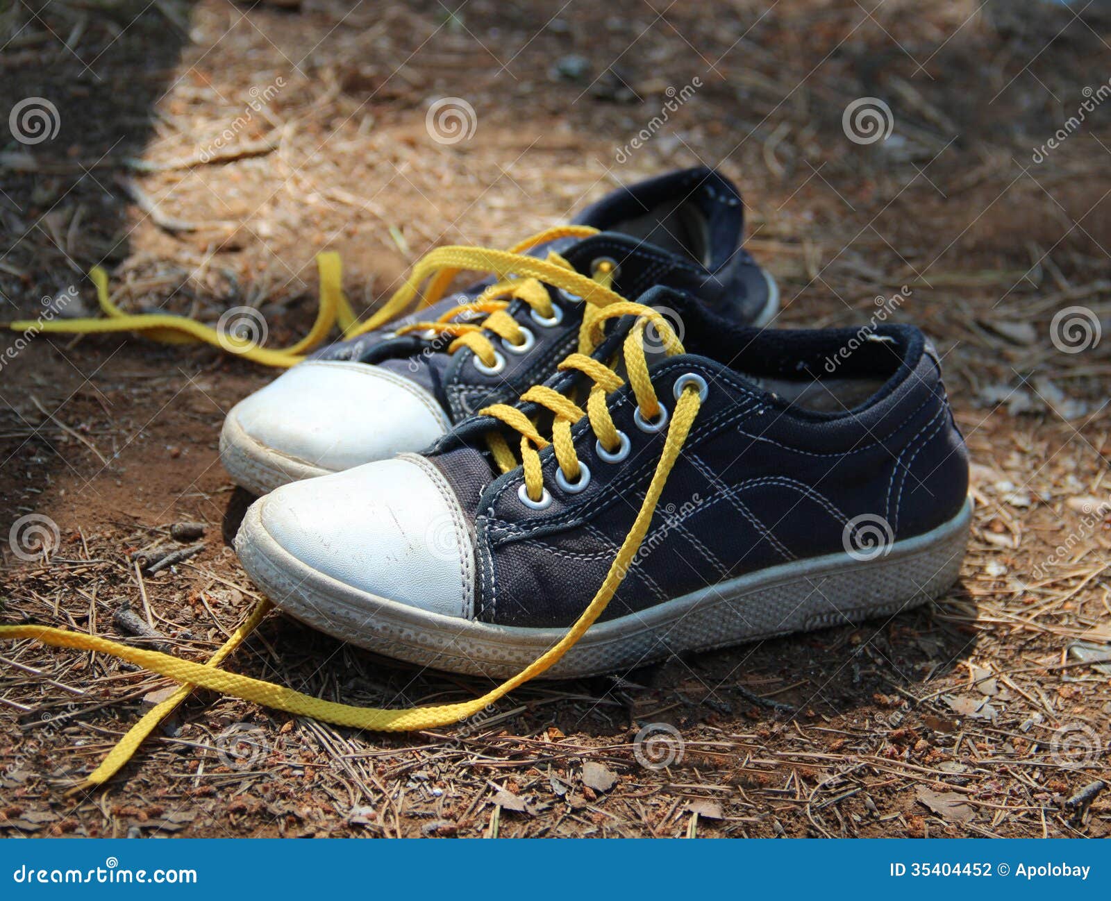 Pair of old retro sneakers stock photo. Image of pair 35404452