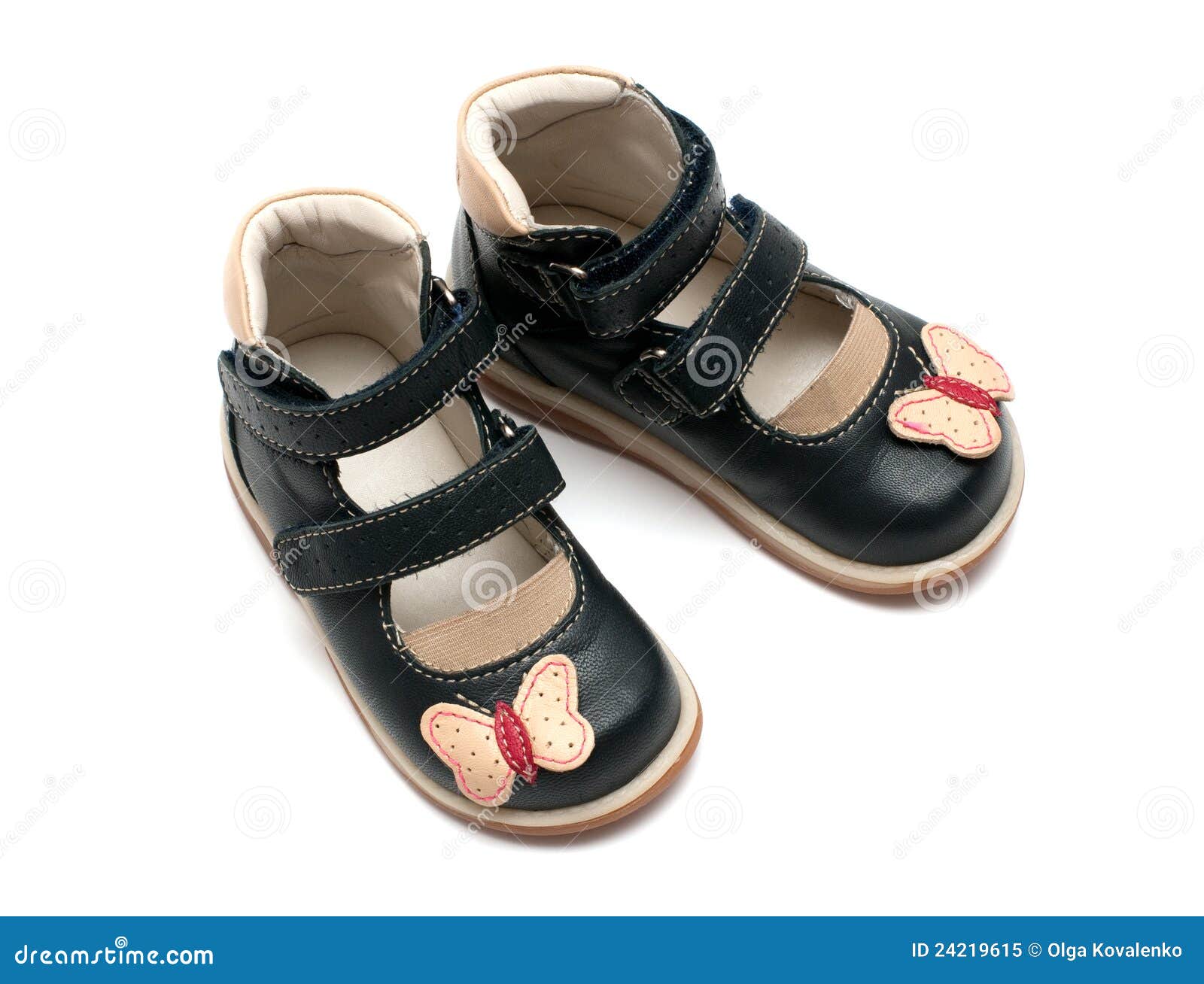 A Pair of an Orthopedic Children S Shoes Stock Image Image of