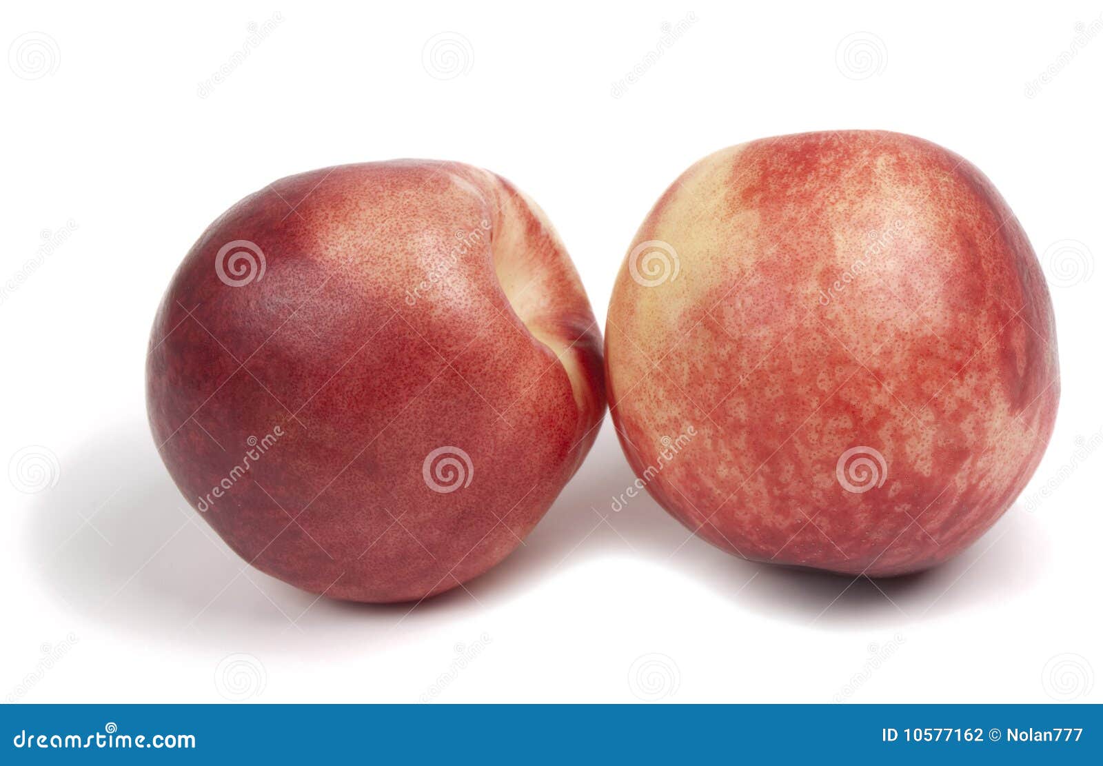 Pair of ripe nectarines stock photo. Image of nature 10577162