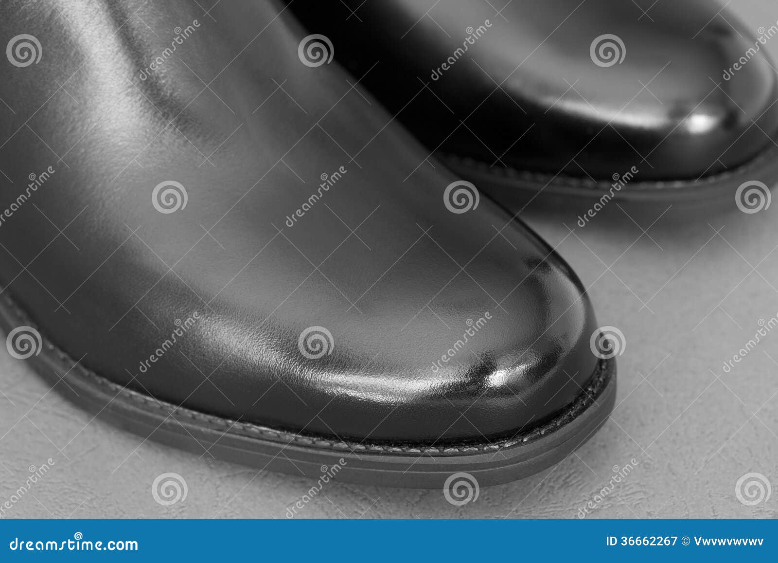 A pair of shining boots stock image. Image of black, shine 36662267