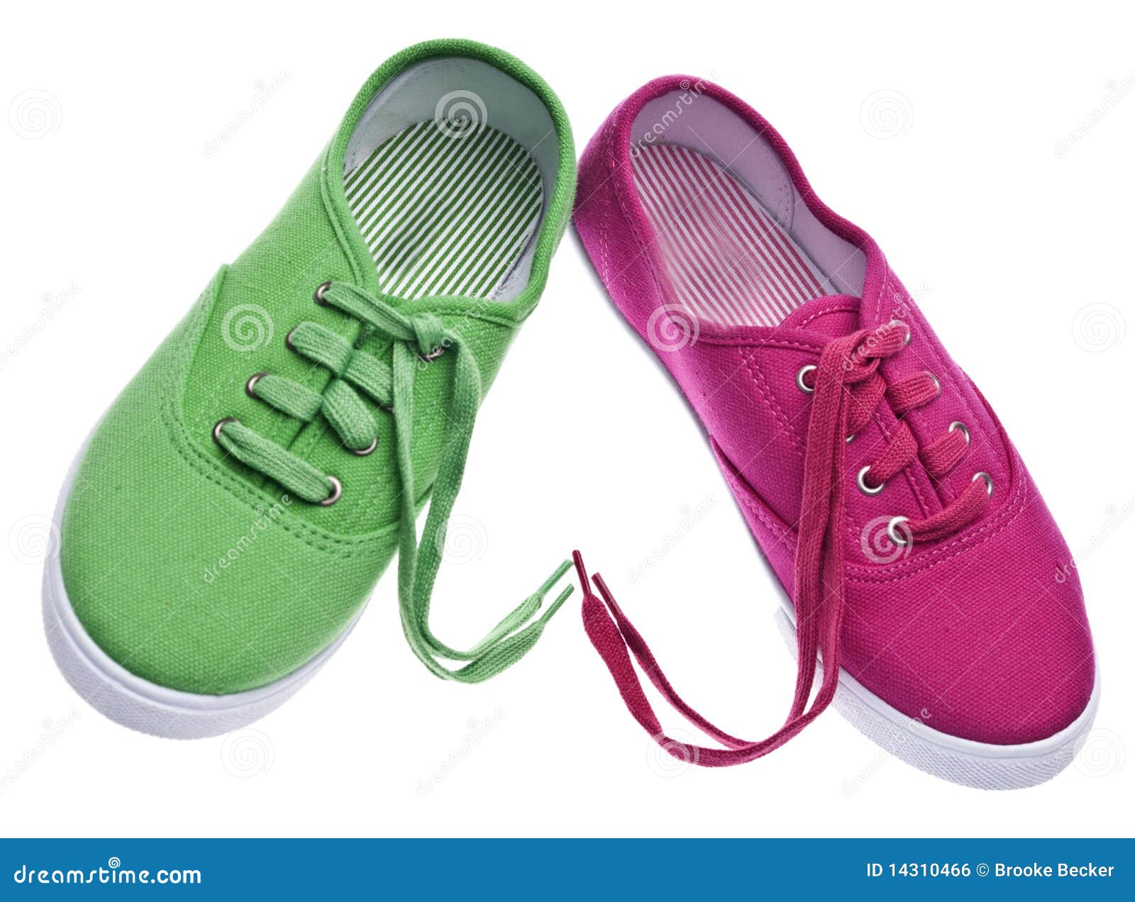 Pair of Shoes with Laces in Heart Stock Photo - Image of heart, pink ...