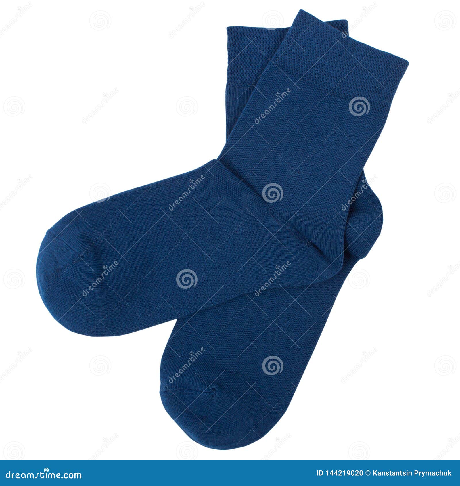 Pair of Socks. Isolated on White Background. Stock Photo - Image of ...