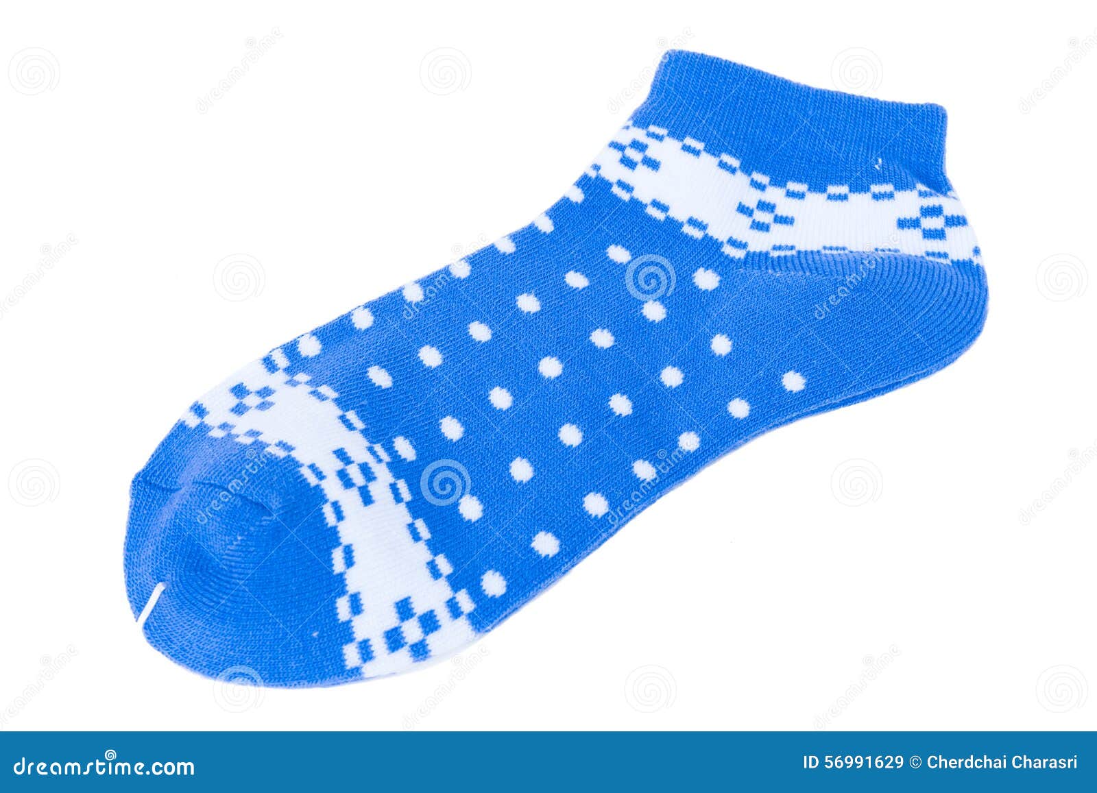 Pair of Socks. Isolated on a White Background Stock Image - Image of ...