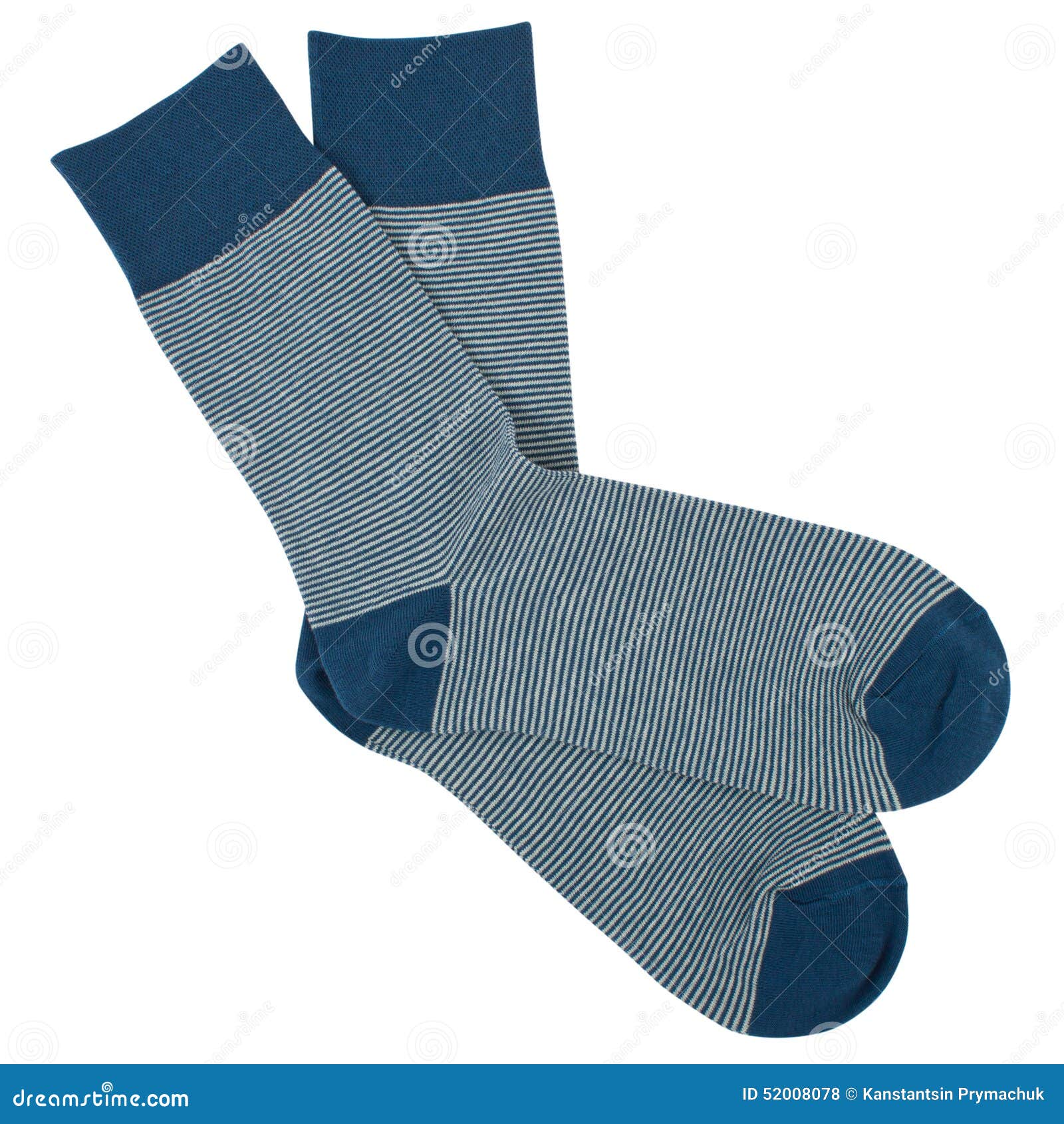 Pair Of Socks. Isolated On White Background Stock Photo - Image: 52008078