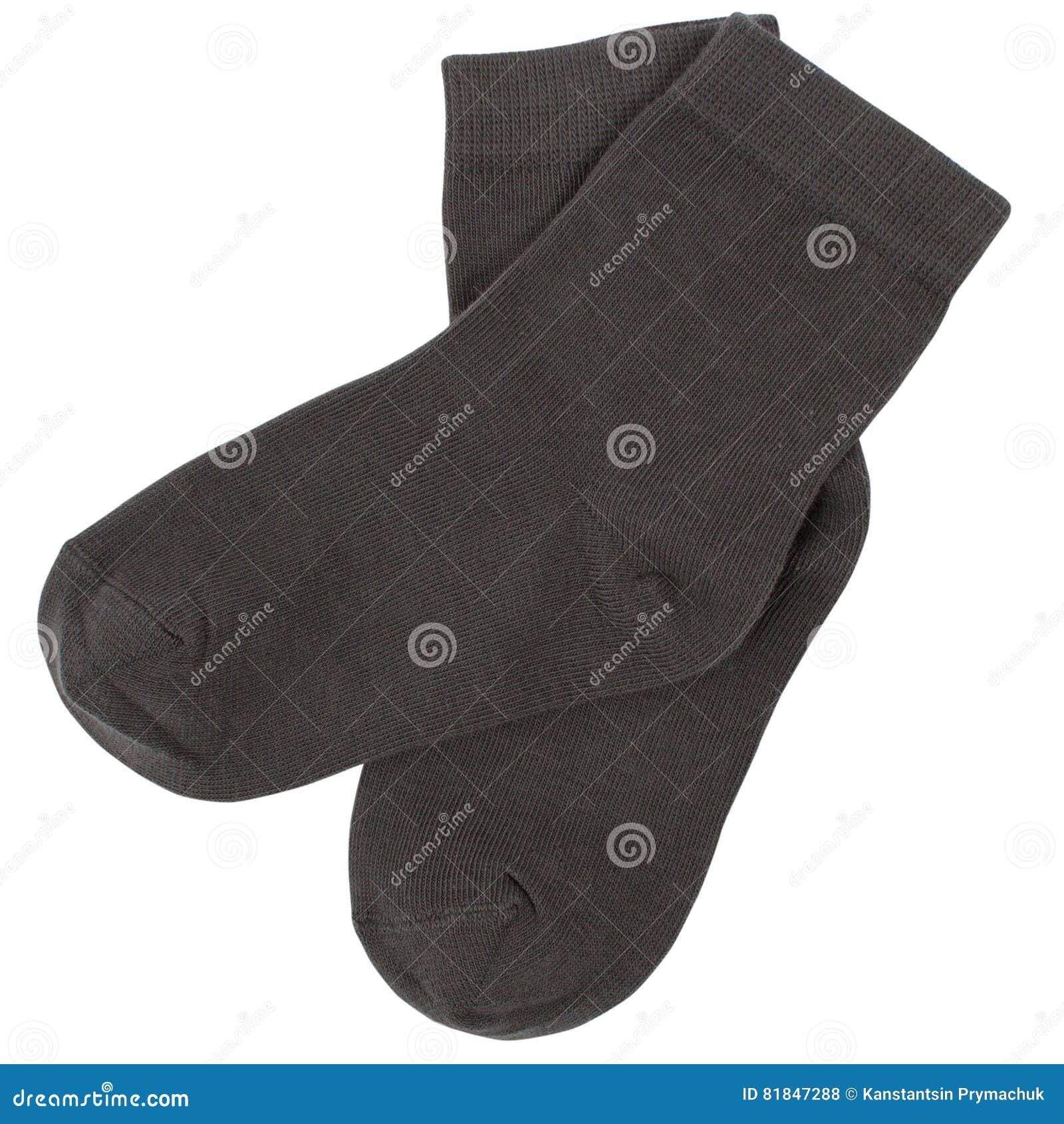 Pair of Socks. Isolated on White. Clipping Paths Included. Stock Photo ...