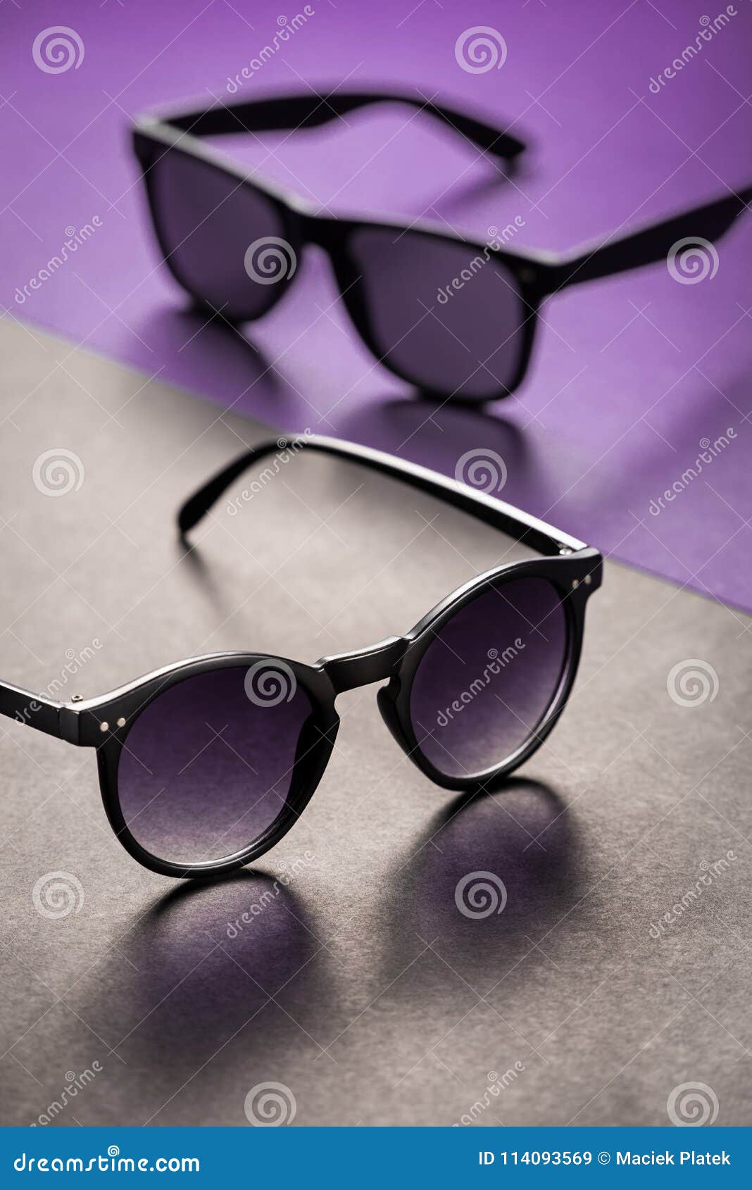 Pair of sunglasses stock image. Image of pair, sunglasses - 114093569