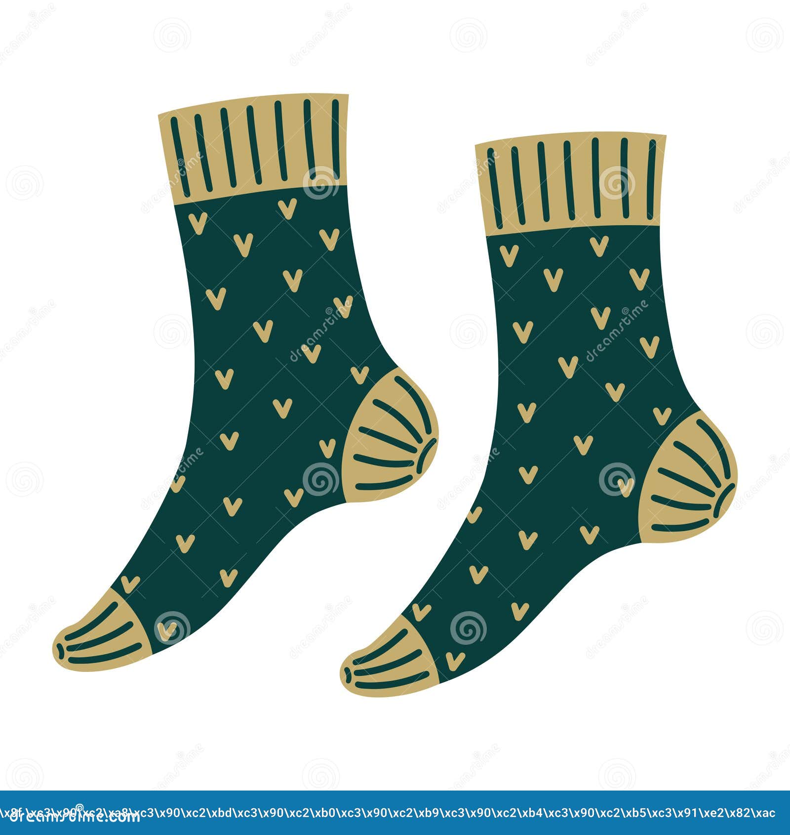 Knitted Stockings Stock Illustrations – 435 Knitted Stockings Stock  Illustrations, Vectors & Clipart - Dreamstime - Page 2