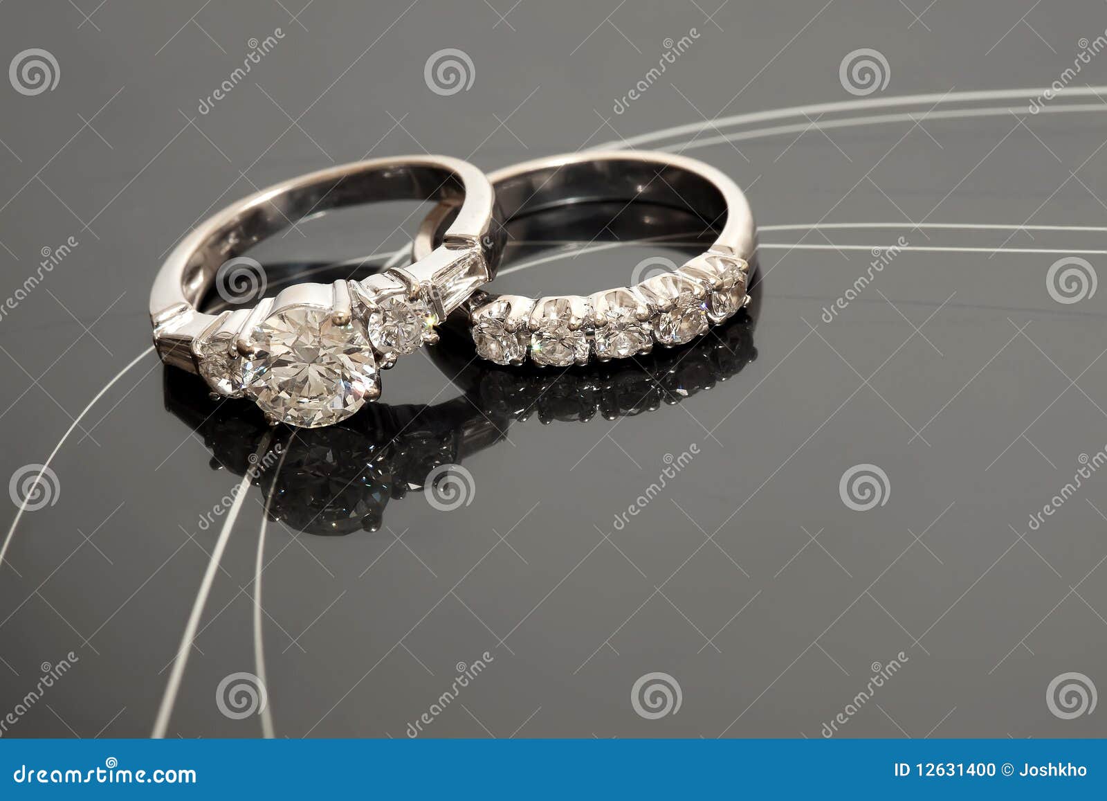 pair of wedding rings