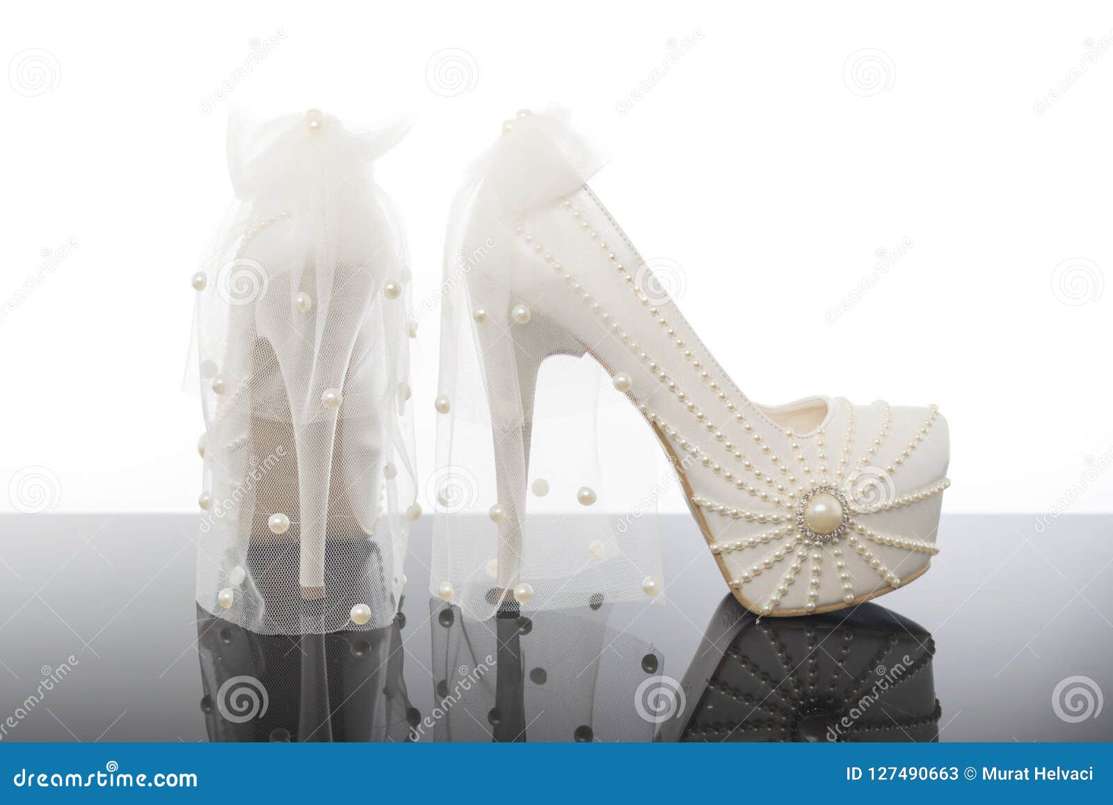 9cm Heel Without Platform Ivory Color Wedding Bridal Shoes - China Wedding Bridal  Shoes and Lace Satin Ankle Strap price | Made-in-China.com