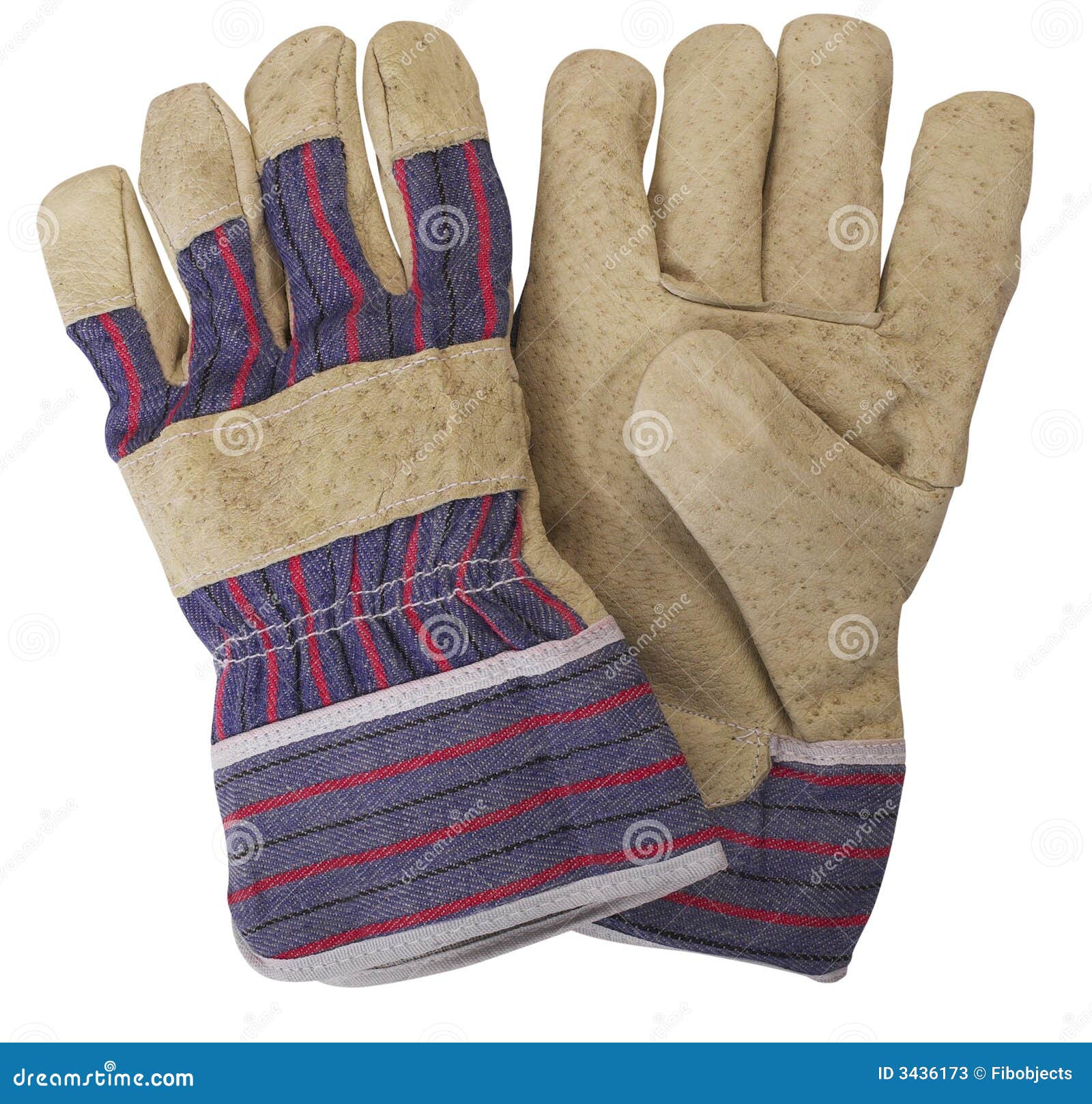 Pair of Working Gloves stock image. Image of repairs, objects 3436173