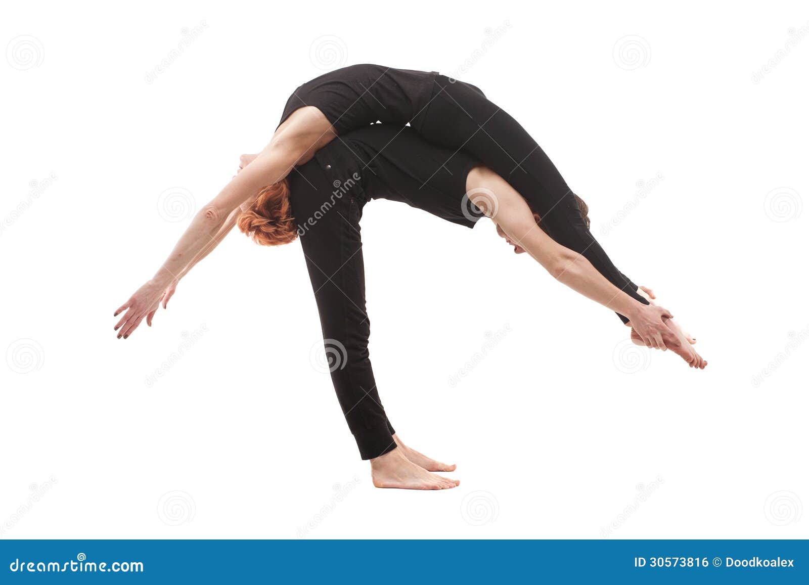 Yoga in Pair. Women. Duo. Balance on One Leg Stock Photo - Image of  concentration, background: 64953108