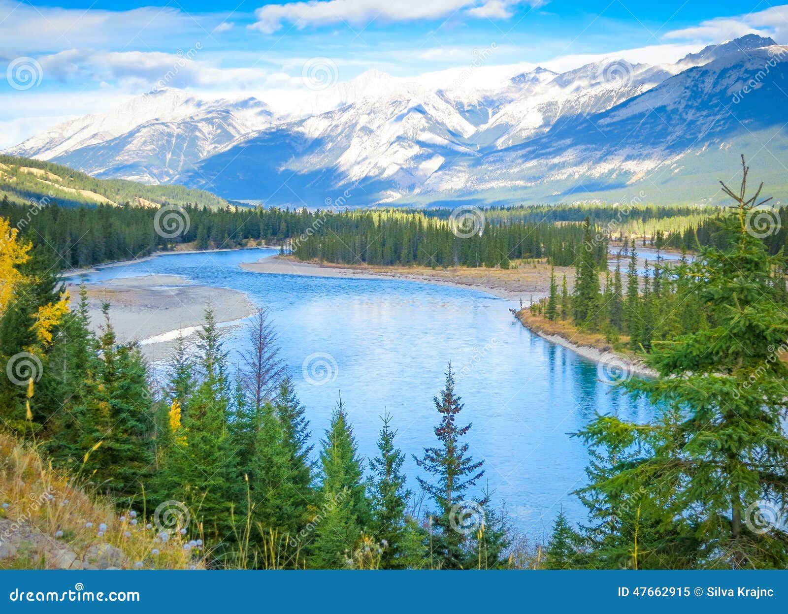 Paisagem Canadense Bonita, Alberta, Canadá Imagem de Stock Imagem de