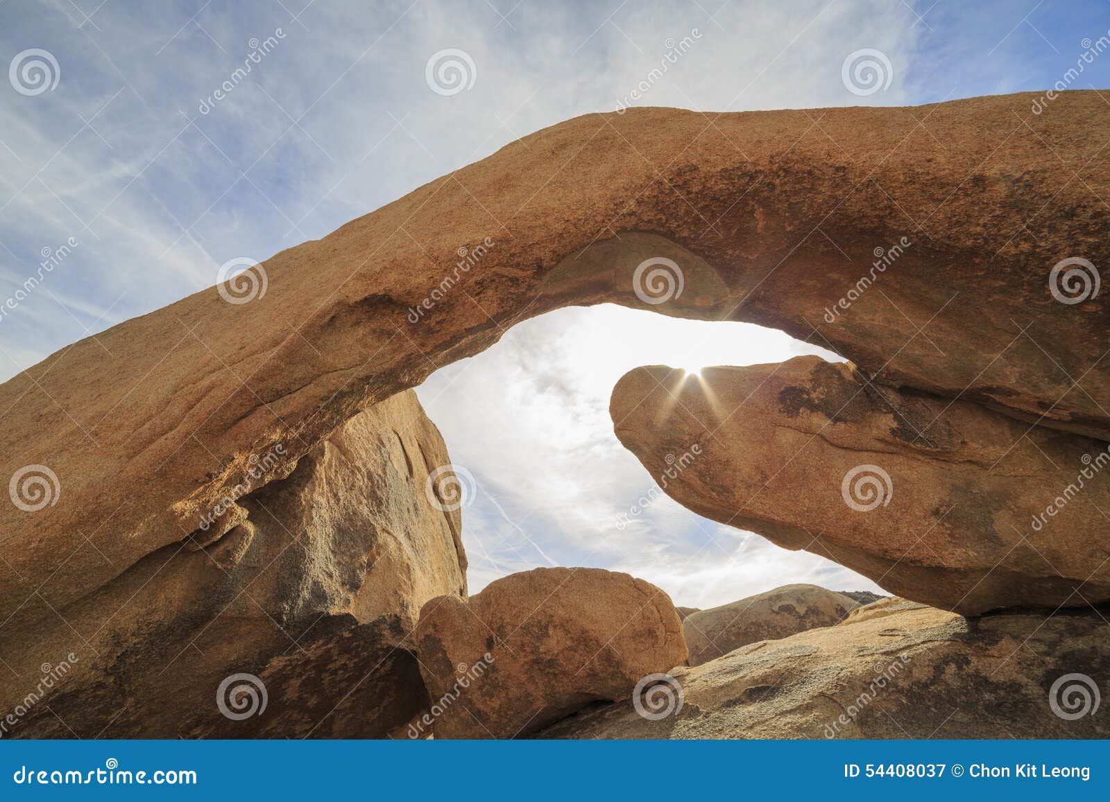 Paisagem em Joshua Tree National Park, manhã