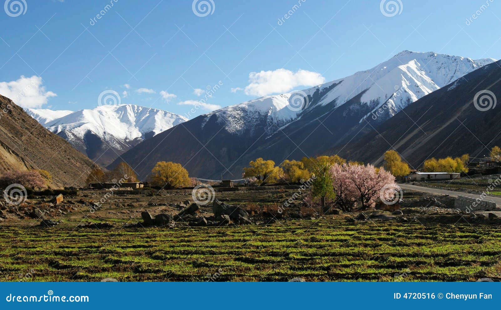 Paisaje tomado de Yunnan, China