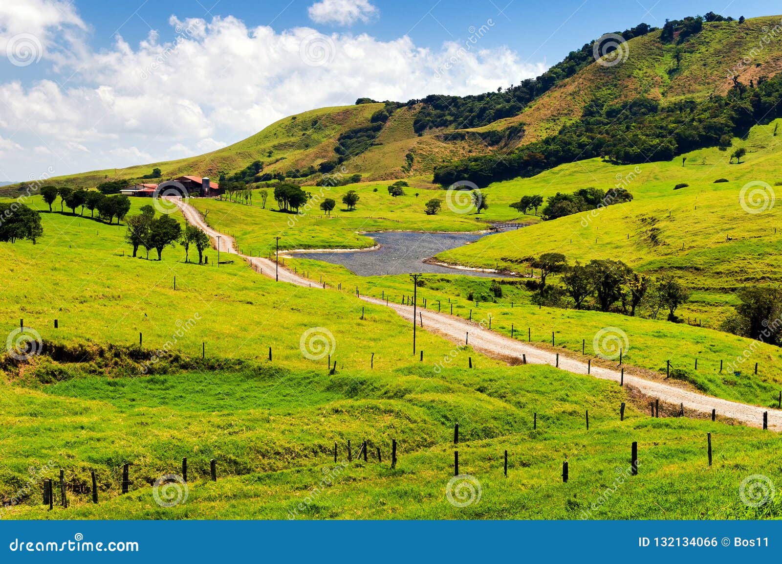 Paisaje Cultural En Costa Rica Foto De Archivo Imagen De Costa Rica