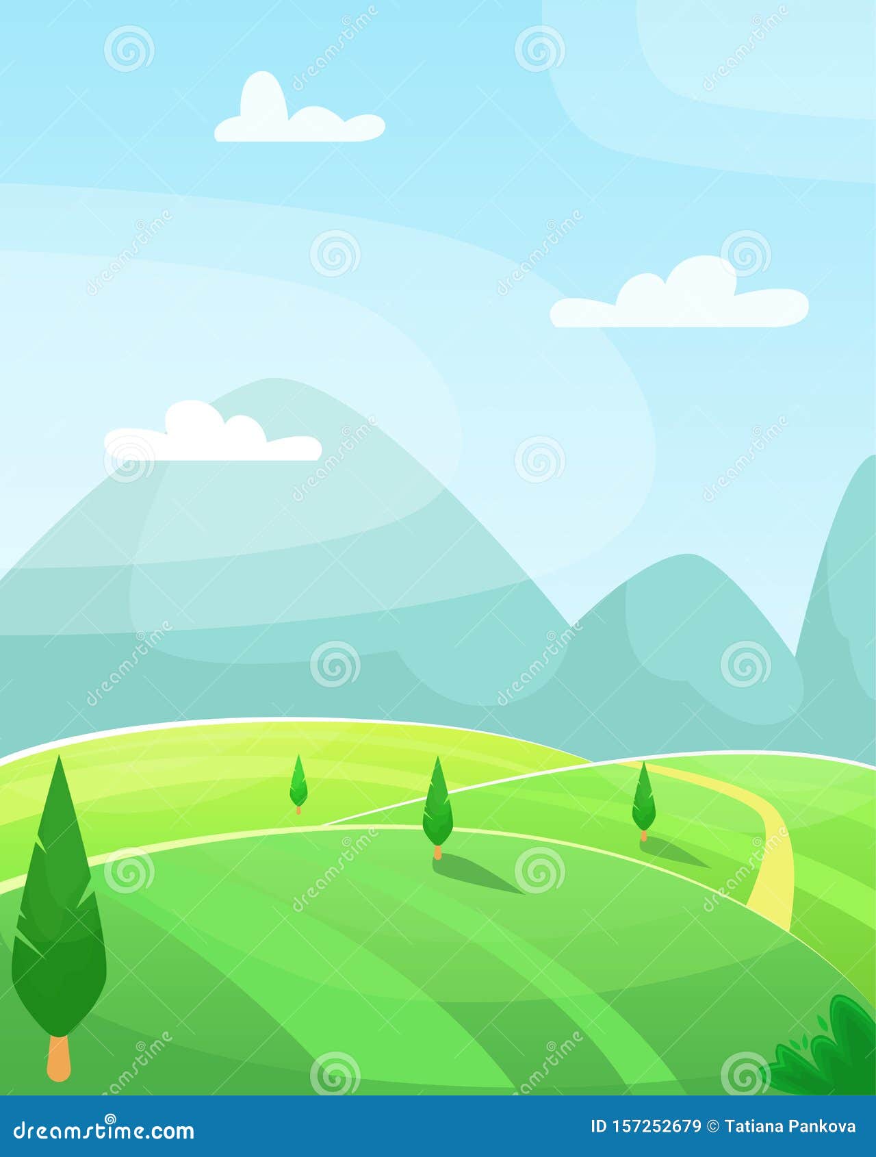 Paisaje De Dibujos Animados De Verano Plano. Campos Con árboles Y Montañas Al Fondo Ilustración del Vector - Ilustración de nube, hoja: 157252679 Paisaje De Dibujos Animados De Verano Plano. Campos Con árboles Y Montañas Al Fondo Ilustración del Vector - Ilustración de nube, hoja: 157252679