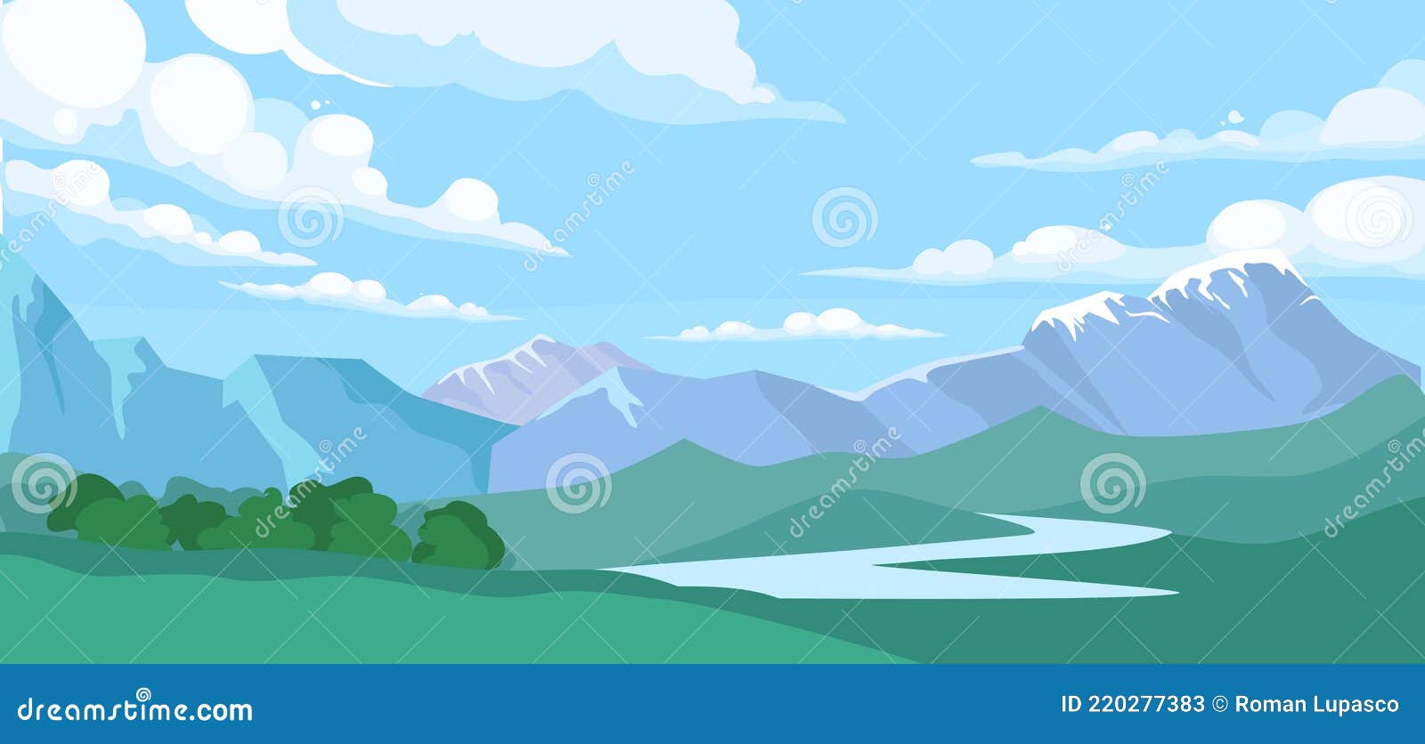 Paisaje De Montaña Con Bosque Y Arroyo De Agua. Vector Ilustración De Dibujos Animados De Verano Coníferas Bosques Arroyo Rocas Ilustración del Vector - Ilustración de escénico, planta: 220277383 Paisaje De Montaña Con Bosque Y Arroyo De Agua. Vector Ilustración De Dibujos Animados De Verano Coníferas Bosques Arroyo Rocas Ilustración del Vector - Ilustración de escénico, planta: 220277383