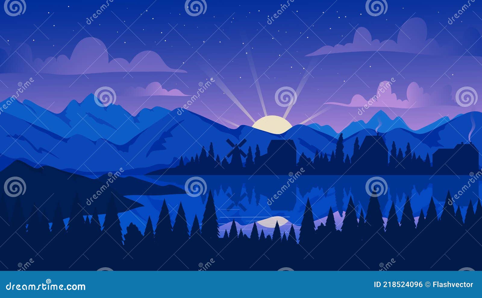Paisaje De Montaña De Noche Con Lago De Bosque De Pino O Río Vector Ilustración. Noche De Dibujos Animados Paisaje Reflejo De Ilustración del Vector - Ilustración de casa, pino: 218524096 Paisaje De Montaña De Noche Con Lago De Bosque De Pino O Río Vector Ilustración. Noche De Dibujos Animados Paisaje Reflejo De Ilustración del Vector - Ilustración de casa, pino: 218524096
