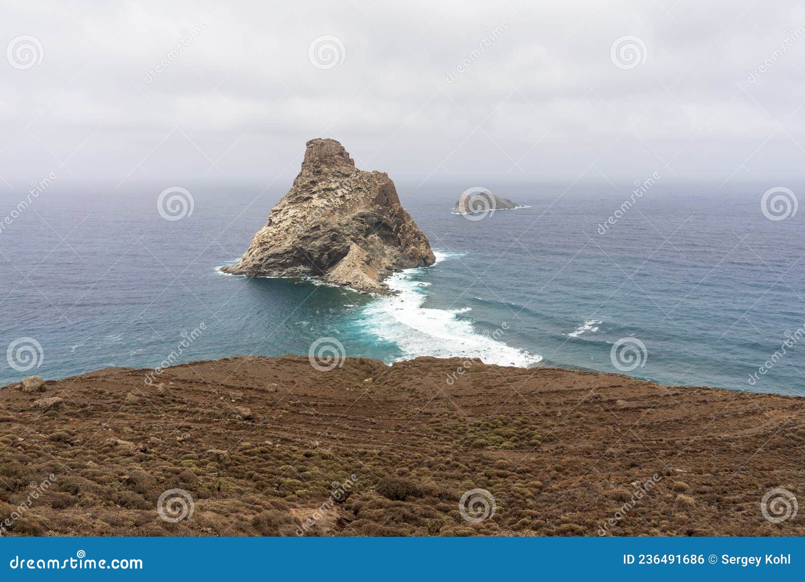 Paisaje Natural De La Parte Norte De La Isla En Las Palmas De Anaga