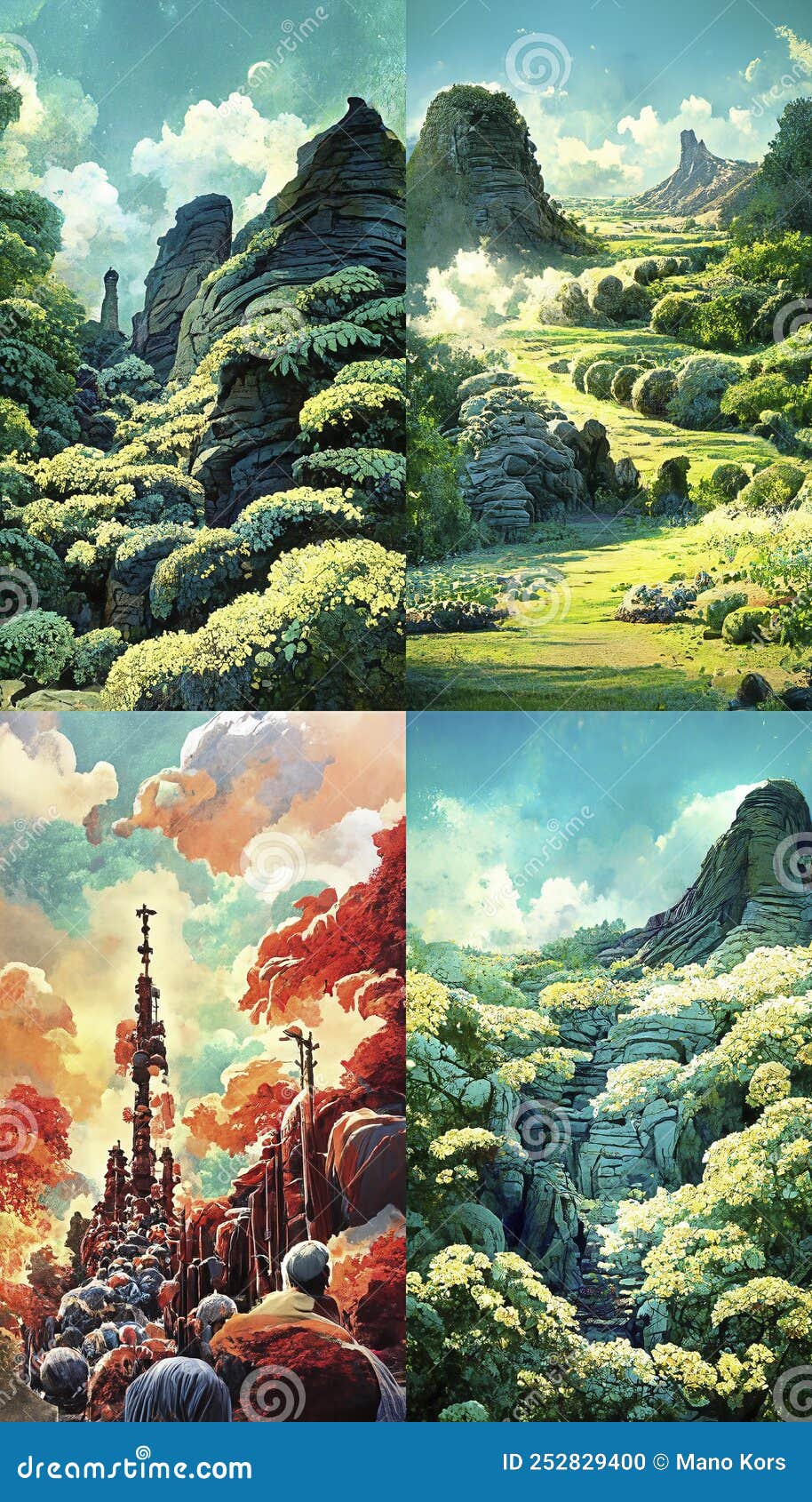 Paisaje Tranquilo Y Romántico En Anime O Estilo De Arte De Manga Colorido Que Representa La Vista Panorámica De La Naturaleza Y El Stock de ilustración - Ilustración de sunset, azul: 252829400 Paisaje Tranquilo Y Romántico En Anime O Estilo De Arte De Manga Colorido Que Representa La Vista Panorámica De La Naturaleza Y El Stock de ilustración - Ilustración de sunset, azul: 252829400