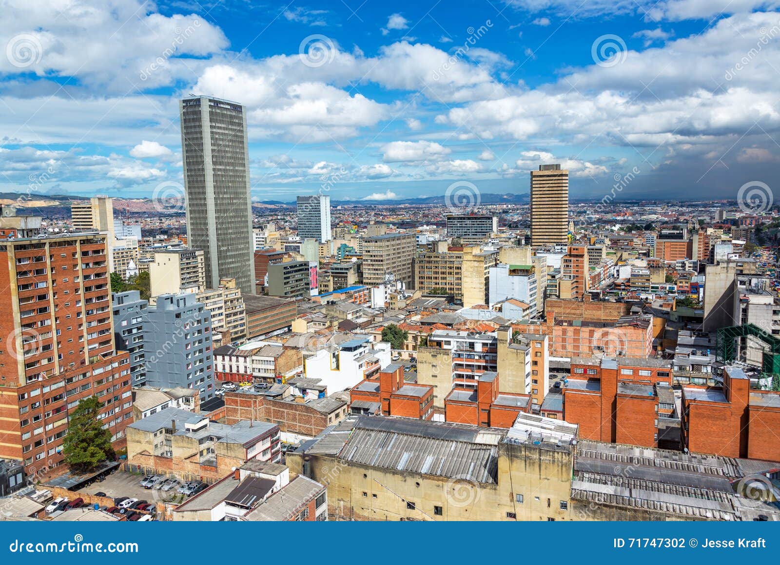 Paisaje Urbano De Bogotá, Colombia Foto de archivo - Imagen de ...