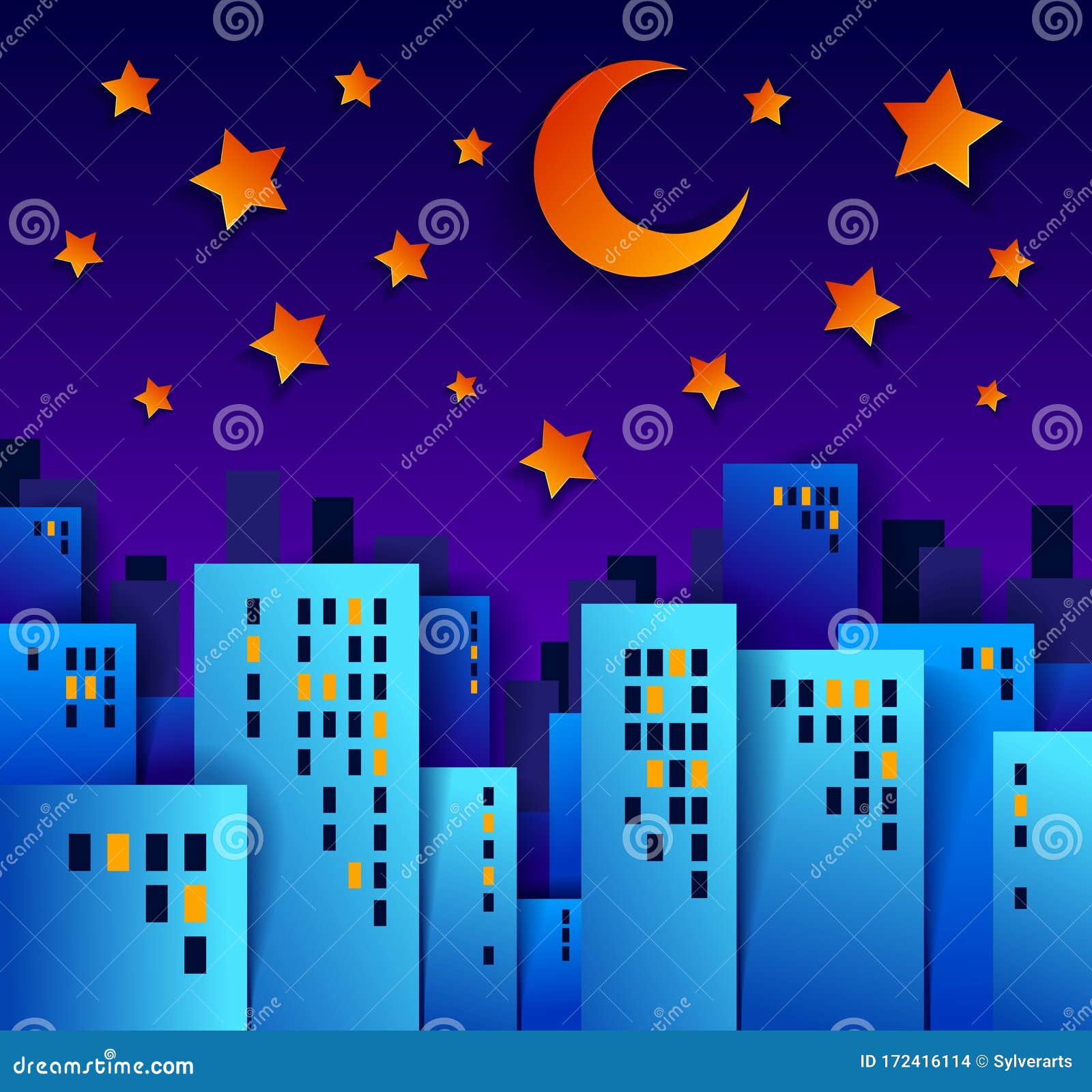 Paisaje Urbano Nocturno Con Luna Y Estrellas Ilustración Vectorial De Dibujos Animados En Papel Corte Niños Estilo De Aplicación, Ilustración del Vector - Ilustración de geométrico, elemento: 172416114 Paisaje Urbano Nocturno Con Luna Y Estrellas Ilustración Vectorial De Dibujos Animados En Papel Corte Niños Estilo De Aplicación, Ilustración del Vector - Ilustración de geométrico, elemento: 172416114