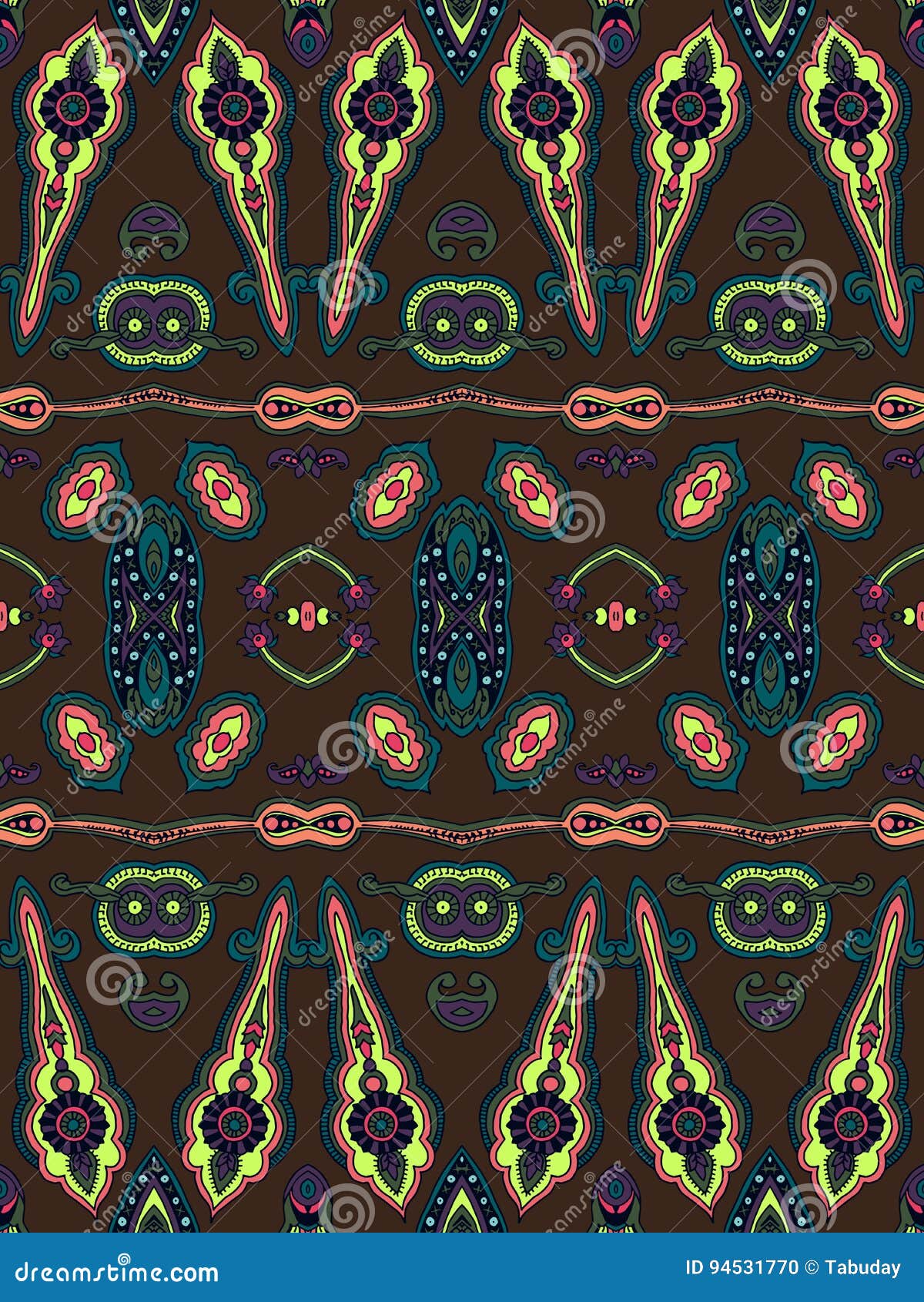 paisley ornament background