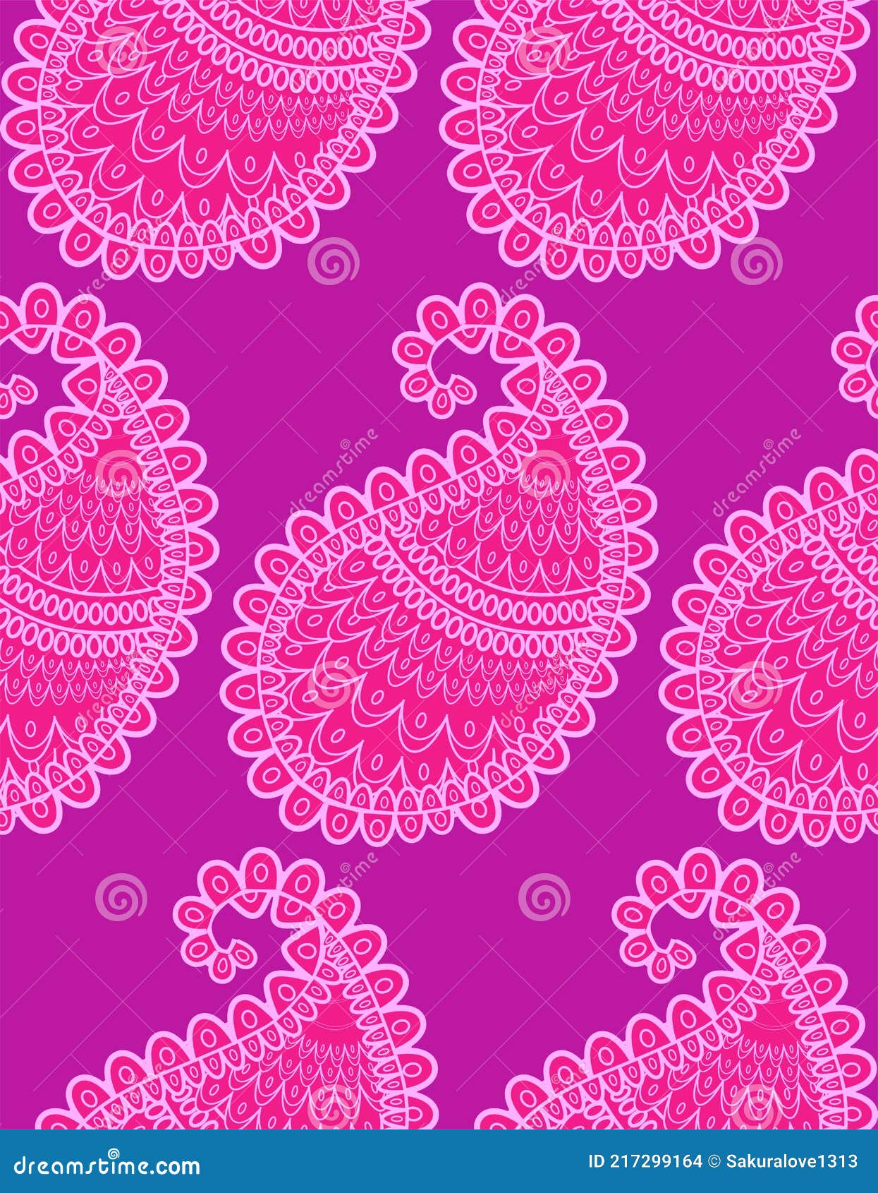 paisley. a pattern based on the traditional textile figure "turkish cucumber" or "paisley". vintage style