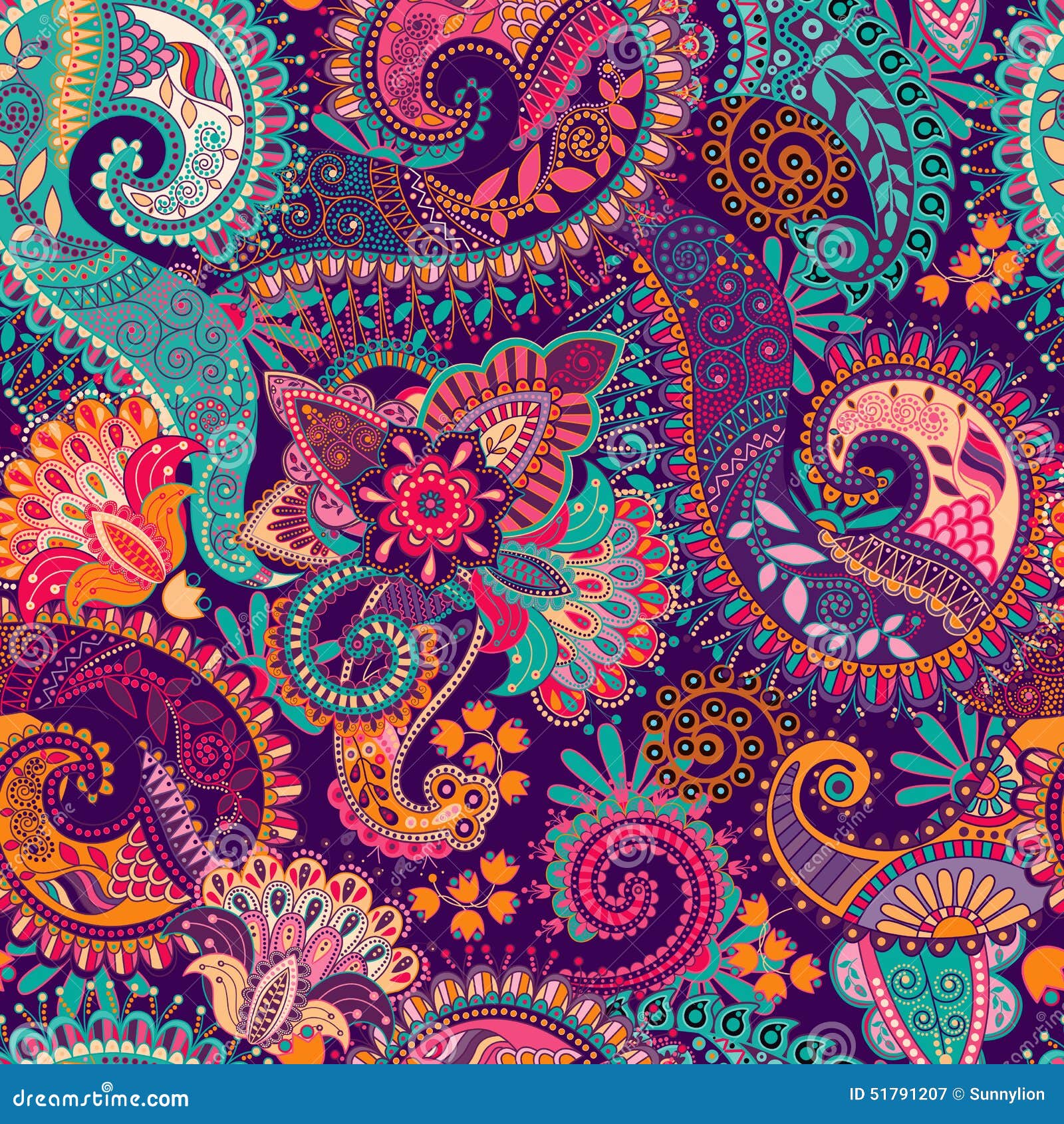 paisley seamless pattern