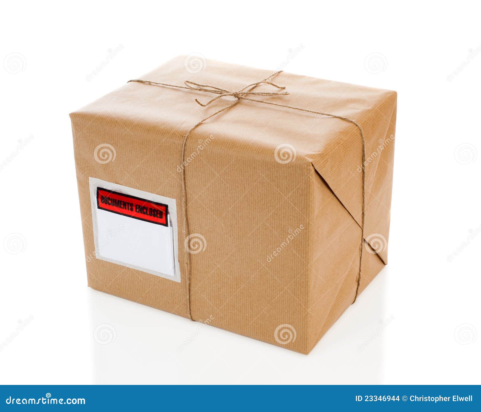 Paket stockfoto. Bild von liefern, anlieferung, gebunden - 23346944