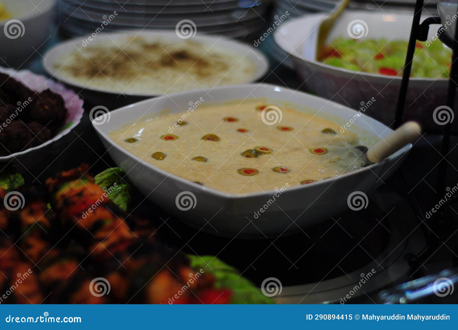 Pakistan Food with Olive Fruit Inside Stock Image Image of olive, pakistan 290894415