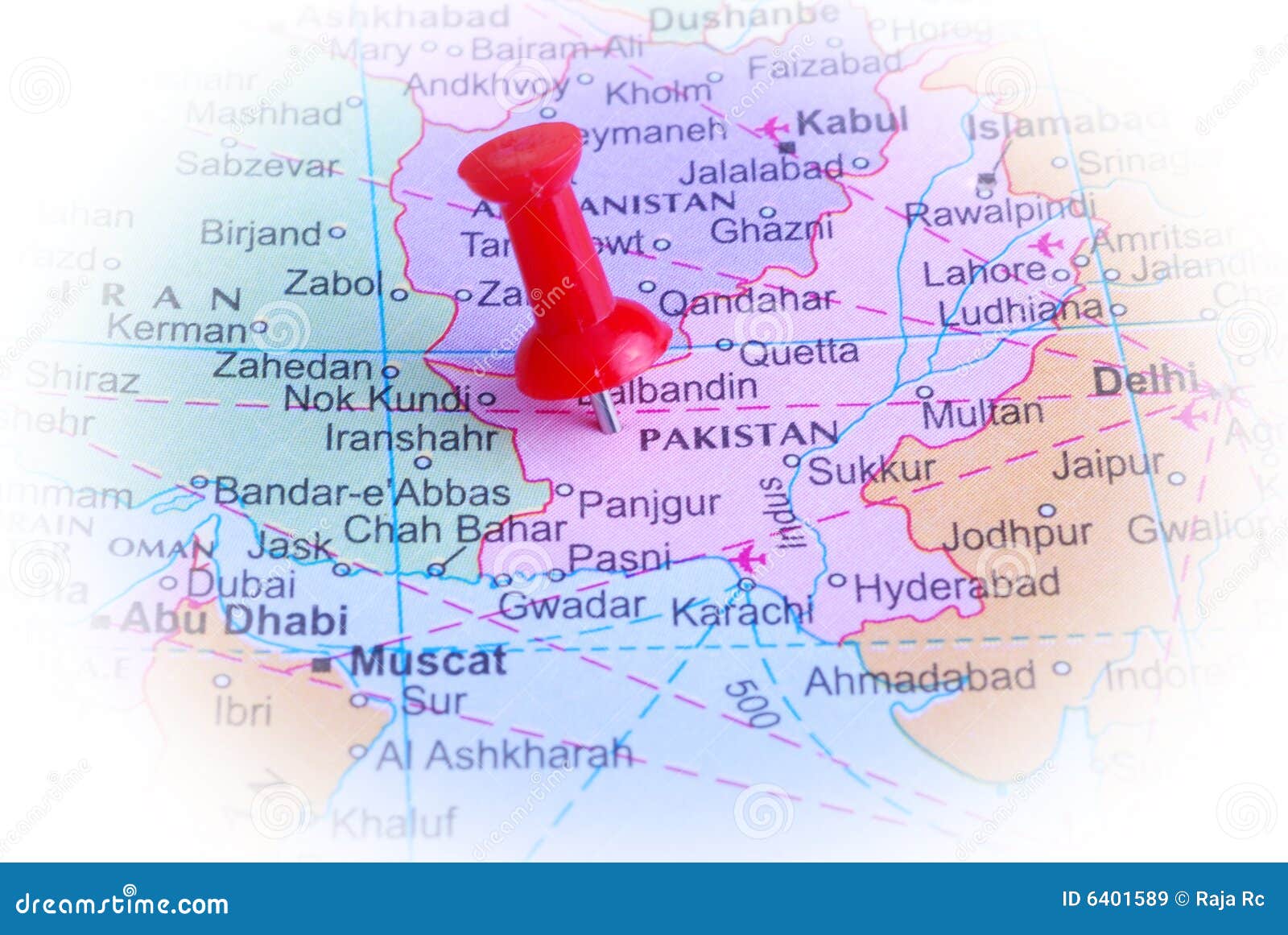 pakistan in map
