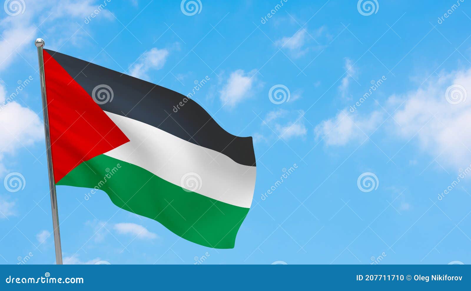 Palästina-Flagge auf Polen stockfoto. Bild von waving - 207711710