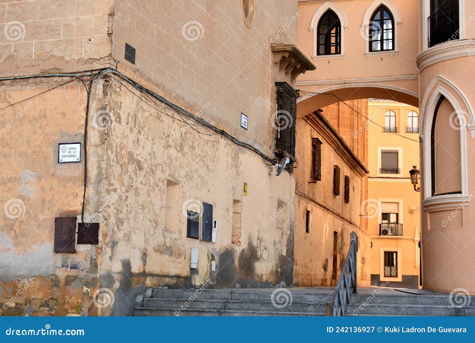 palace arch street, guadix, granada