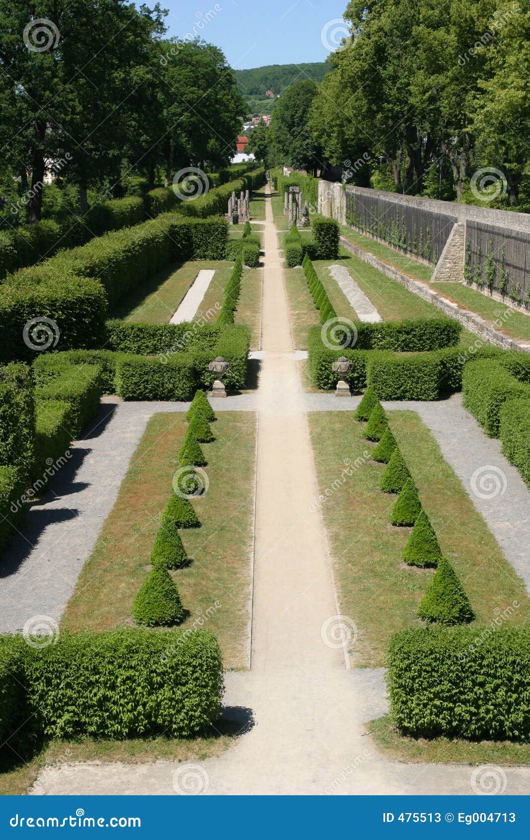 Palace And Court Garden Veitshoechheim Stock Image Image Of