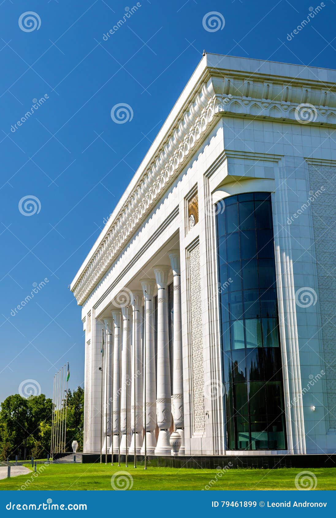 palace of international forums 'uzbekistan' on amir temur square in tashkent