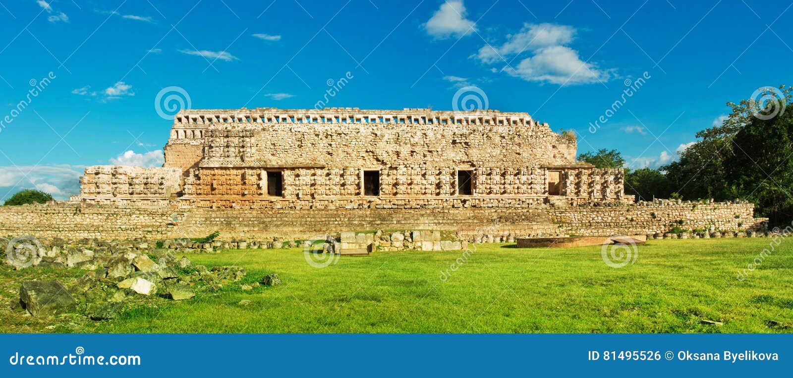 palace of the masks in kabah, yucatan, mexico