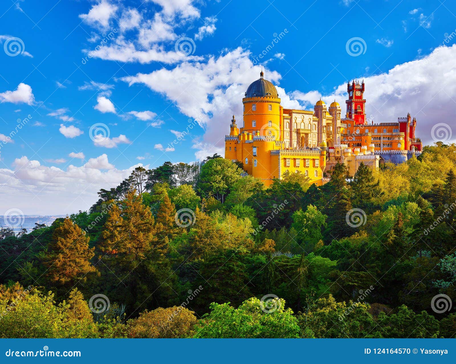 palace of pena in sintra. lisbon, portugal.