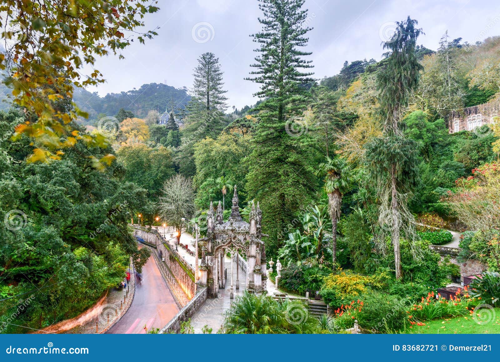 palace quinta da regaleira - sintra, portugal