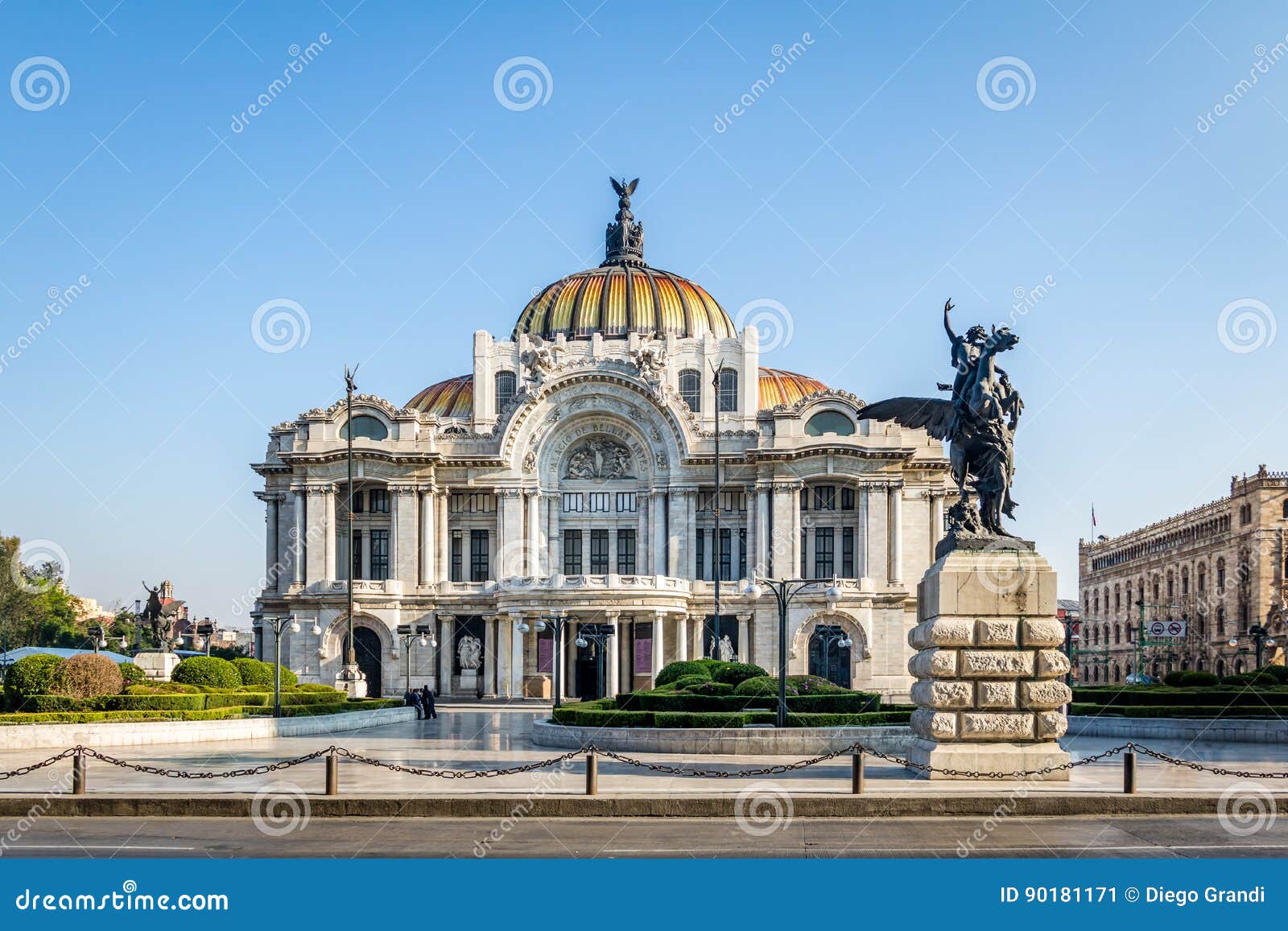 palacio de bellas artes fine arts palace - mexico city, mexico