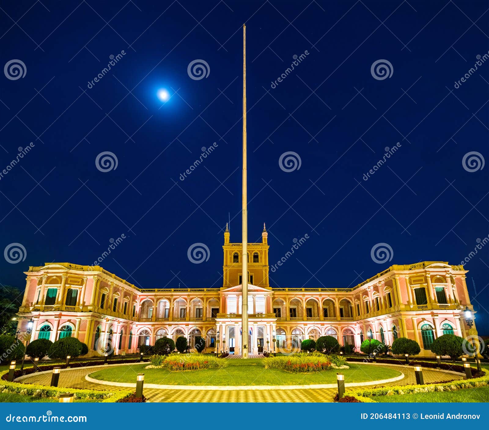 palacio de lopez in asuncion, paraguay