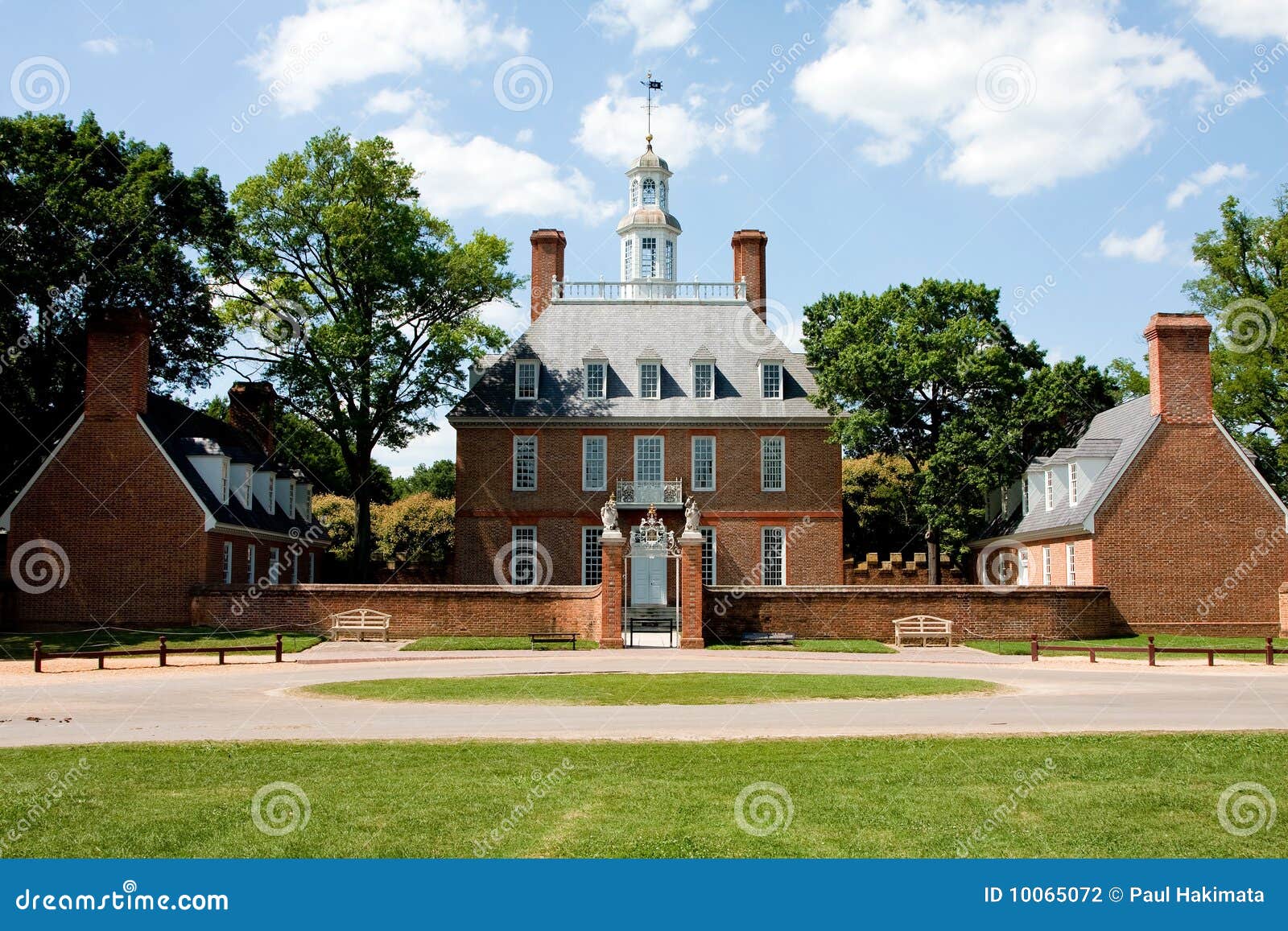 Palacio Williamsburg Del Gobernador Fotografía editorial Imagen de