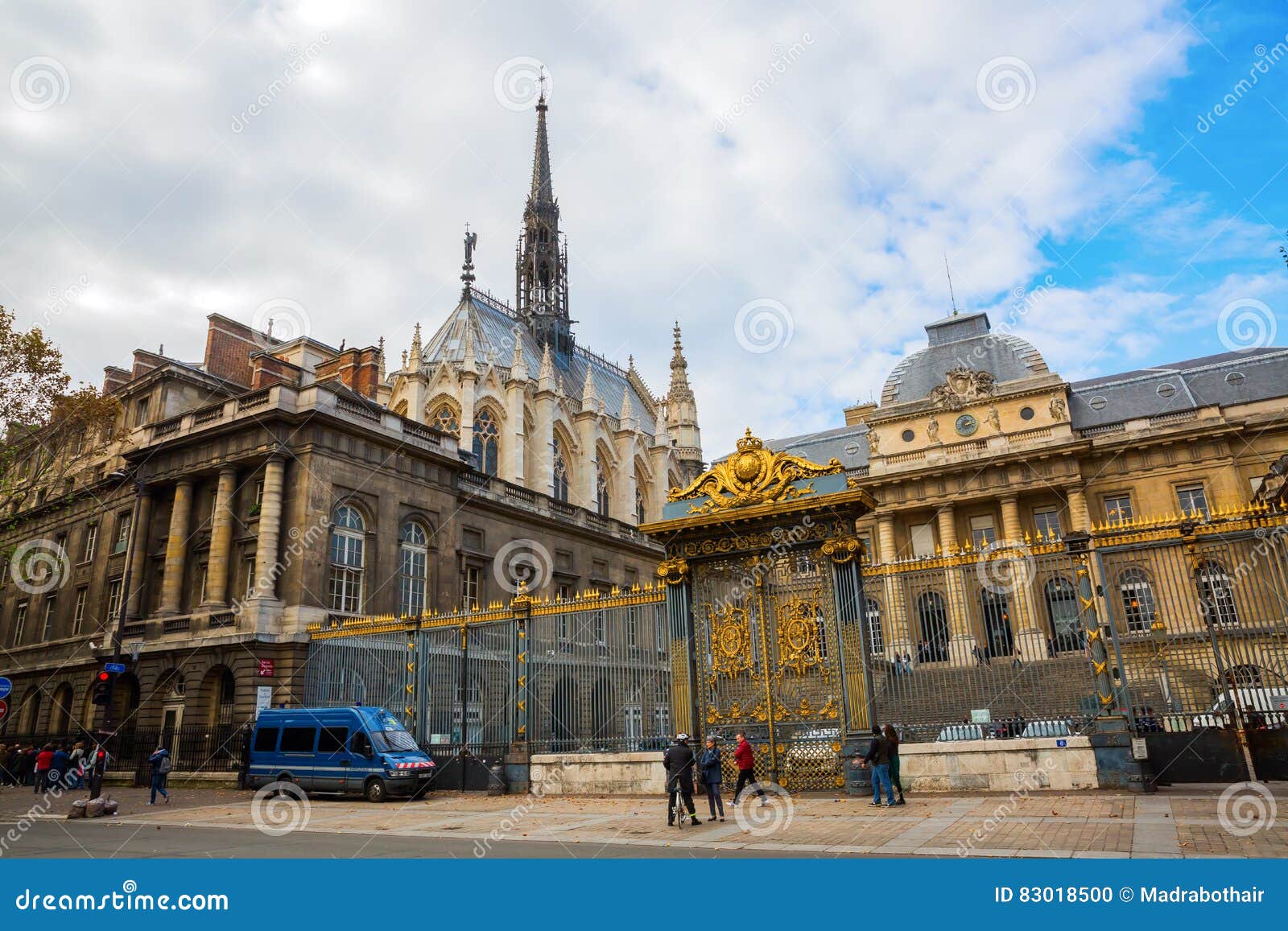 Palais De Justice on the Ile De La Cite in Paris Editorial Image ...