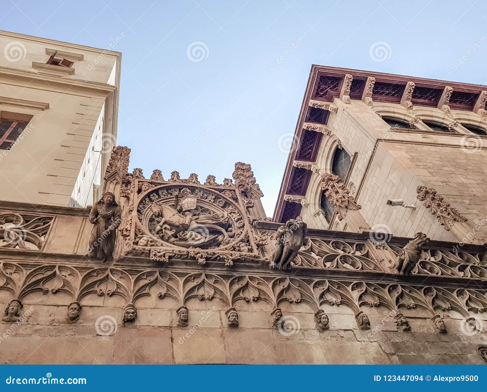 palau de la generalitat de catalunya - historic palace in barcelona