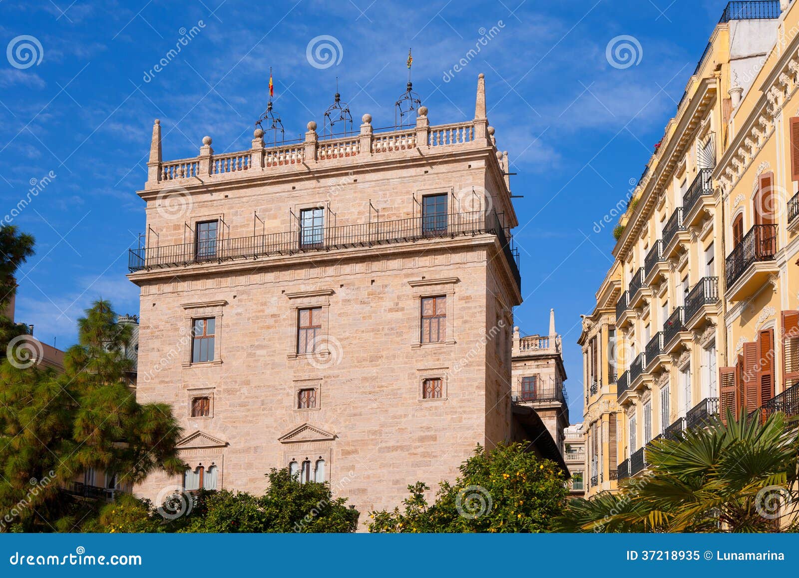 palau de la generalitat valenciana palace in valencia