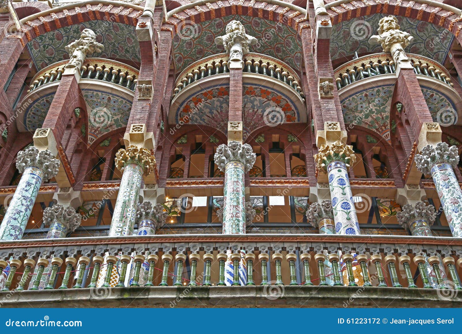 palau de la musica catalana, ribera quarter, barcelona, spain