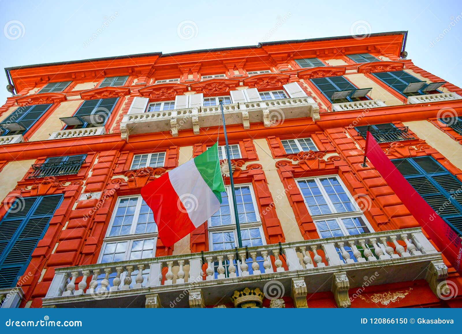 palazzo rosso ,genoa , italy