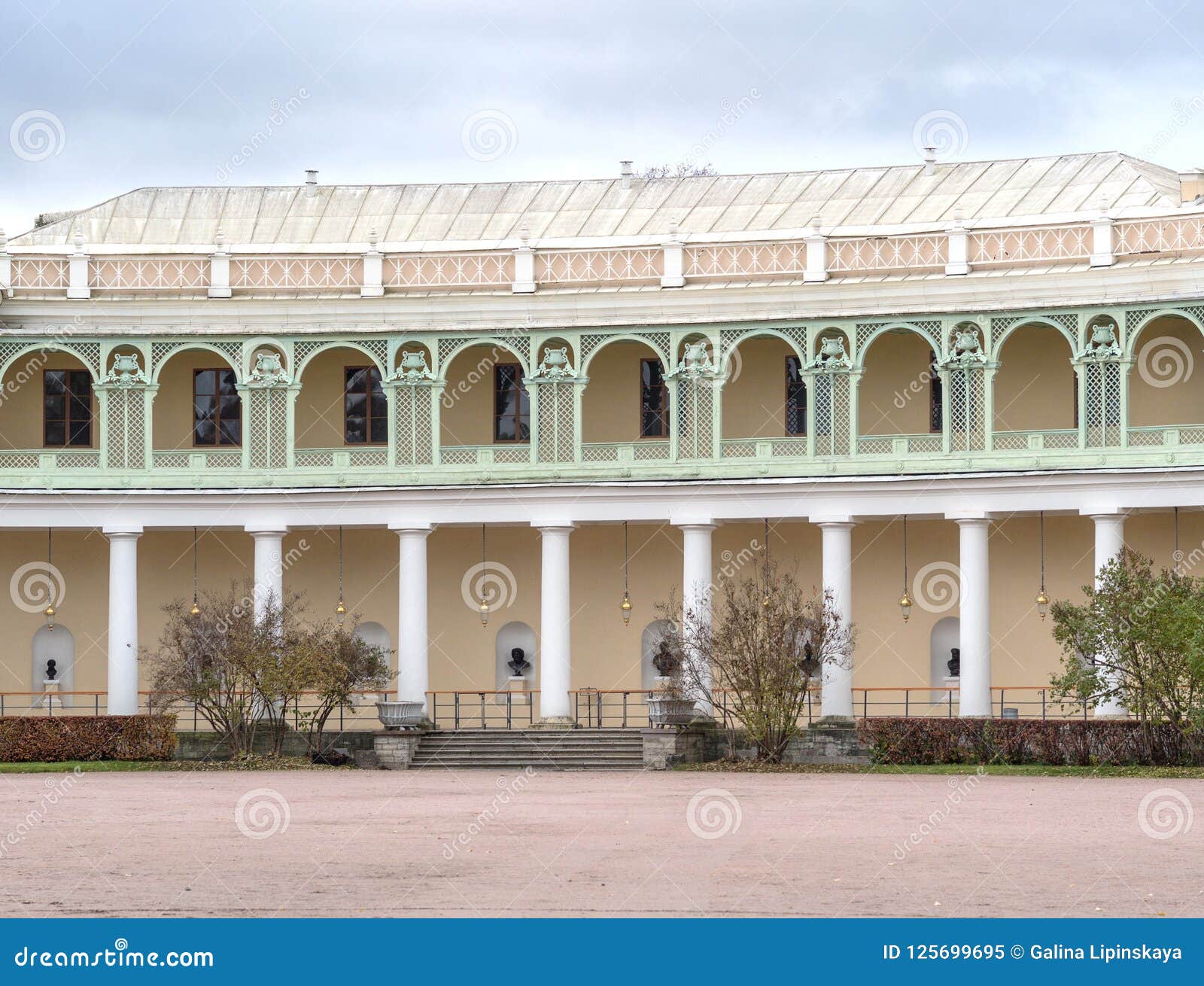 Pavlovsk, Russia 23 ottobre 2017: Palazzo di Pavlovsk - palazzo di estate dell'imperatore Paolo I in Pavlovsk, St Petersburg, Russia