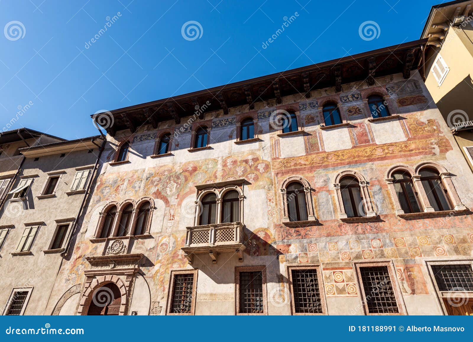 palazzo quetta alberti colico - medieval palace in trento italy