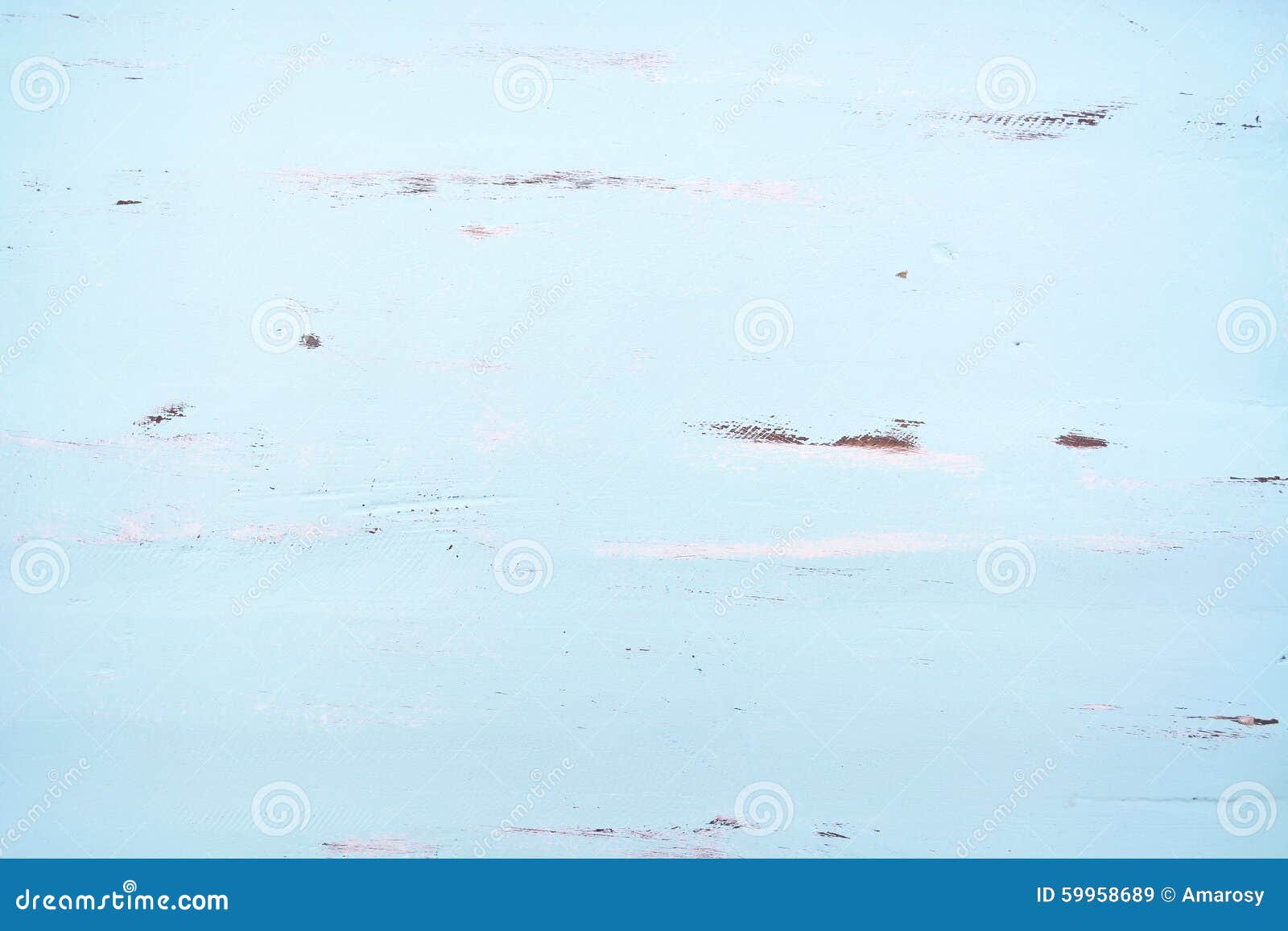 pale blue rustic wood background.